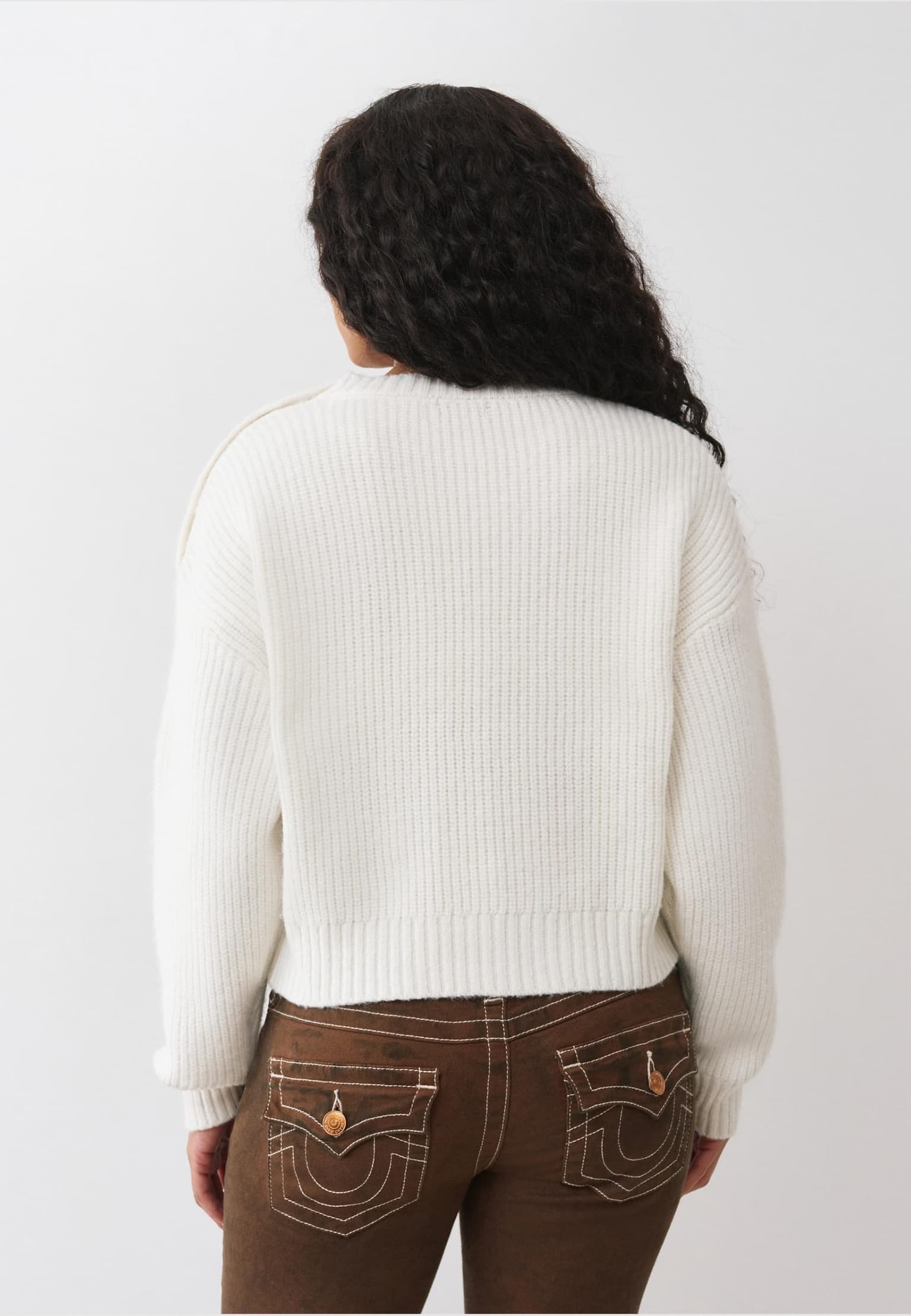 True Religion LOGO OFF SHOULDER SWEATER – Bild 2