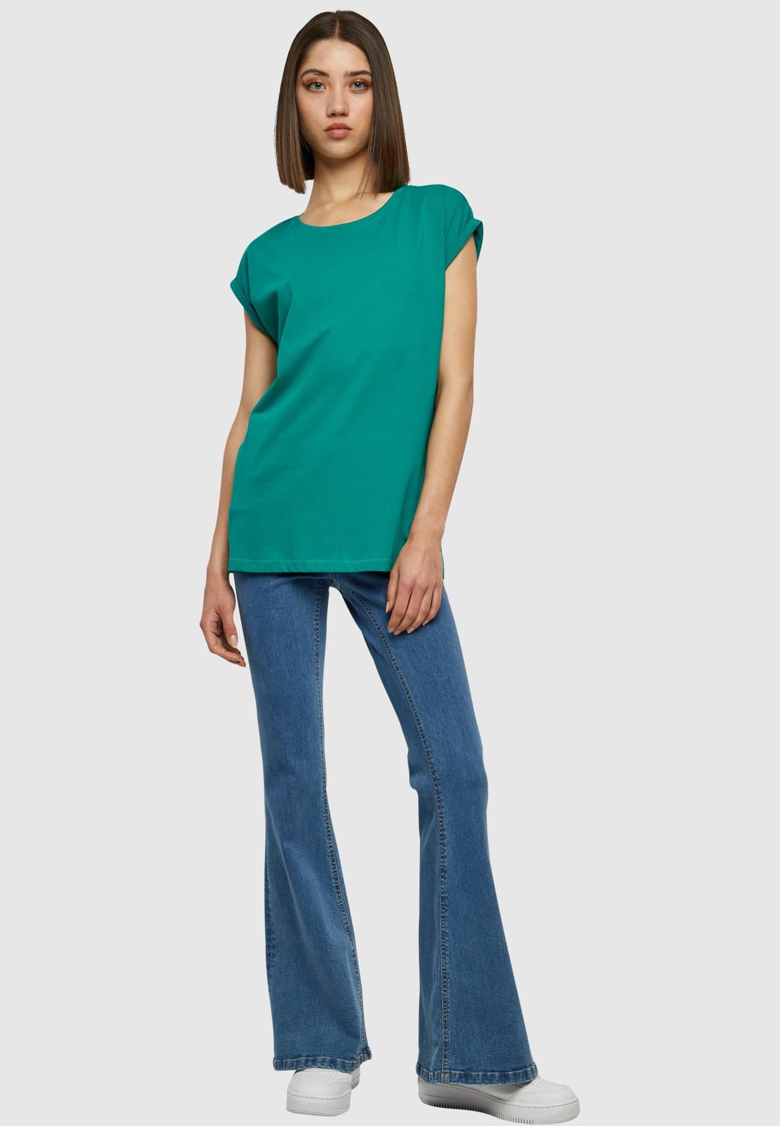 Urban Classics Ladies Extended Shoulder Tee – Bild 4