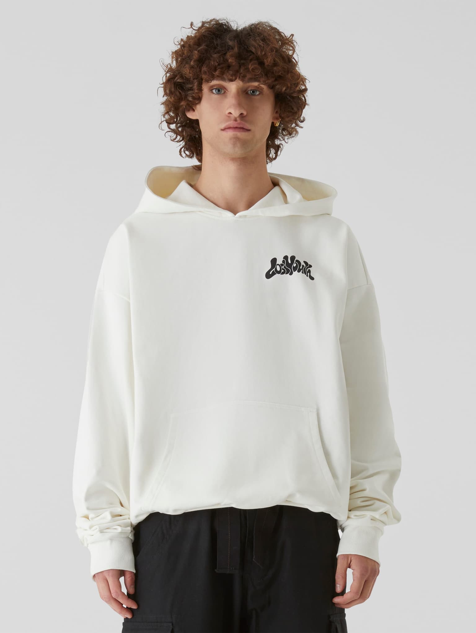 Lost Youth Blurred Flowers Hoodie