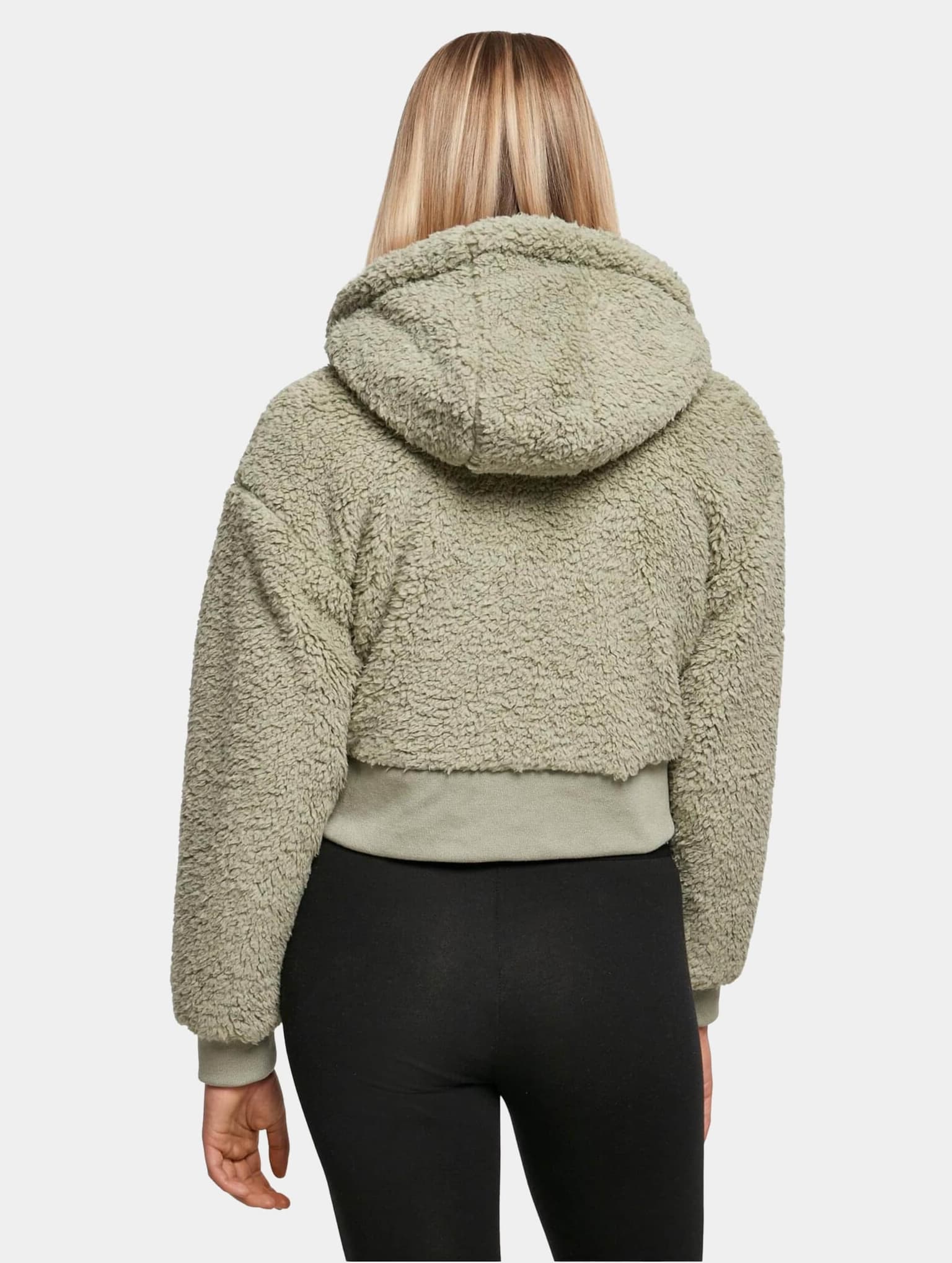 Urban Classics Ladies Short Oversized Sherpa Jacket – Bild 2