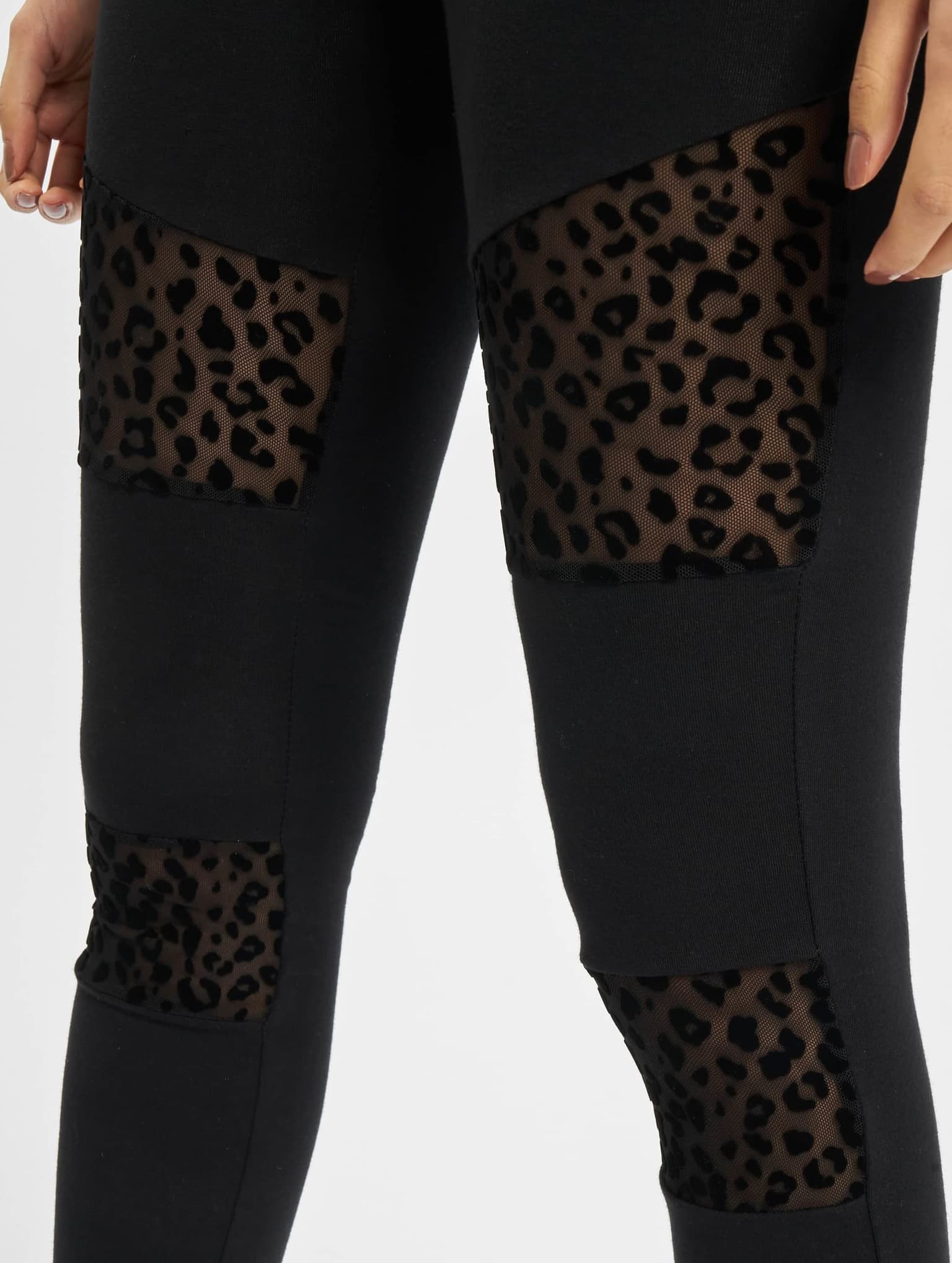 Urban Classics Ladies Flock Lace Inset Leggings – Bild 4