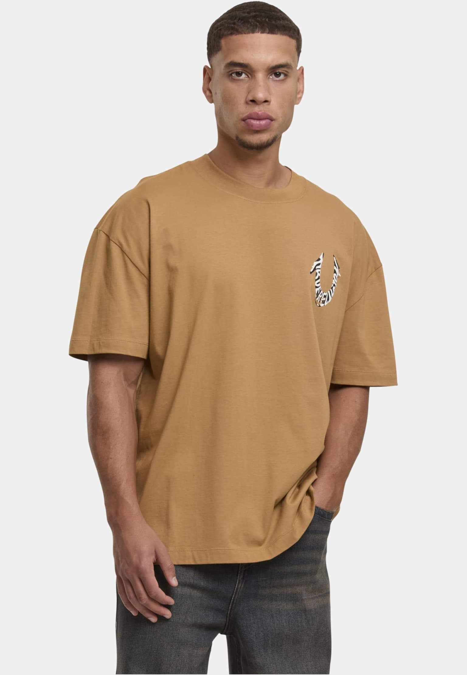 True Religion PAINTED HS OVERSIZED TEE