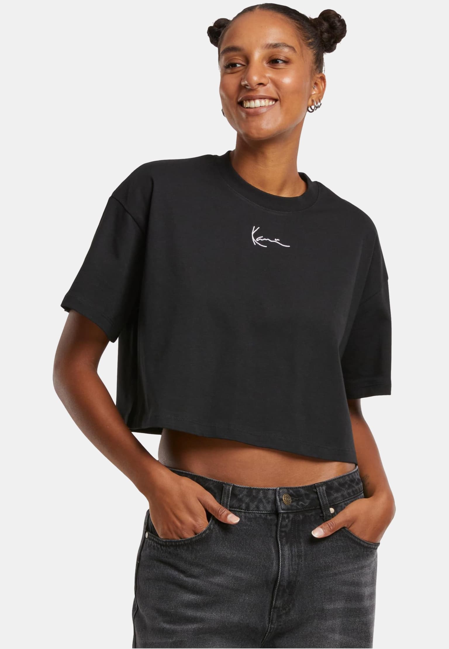 Karl Kani Small Signature Essential Crop Tee