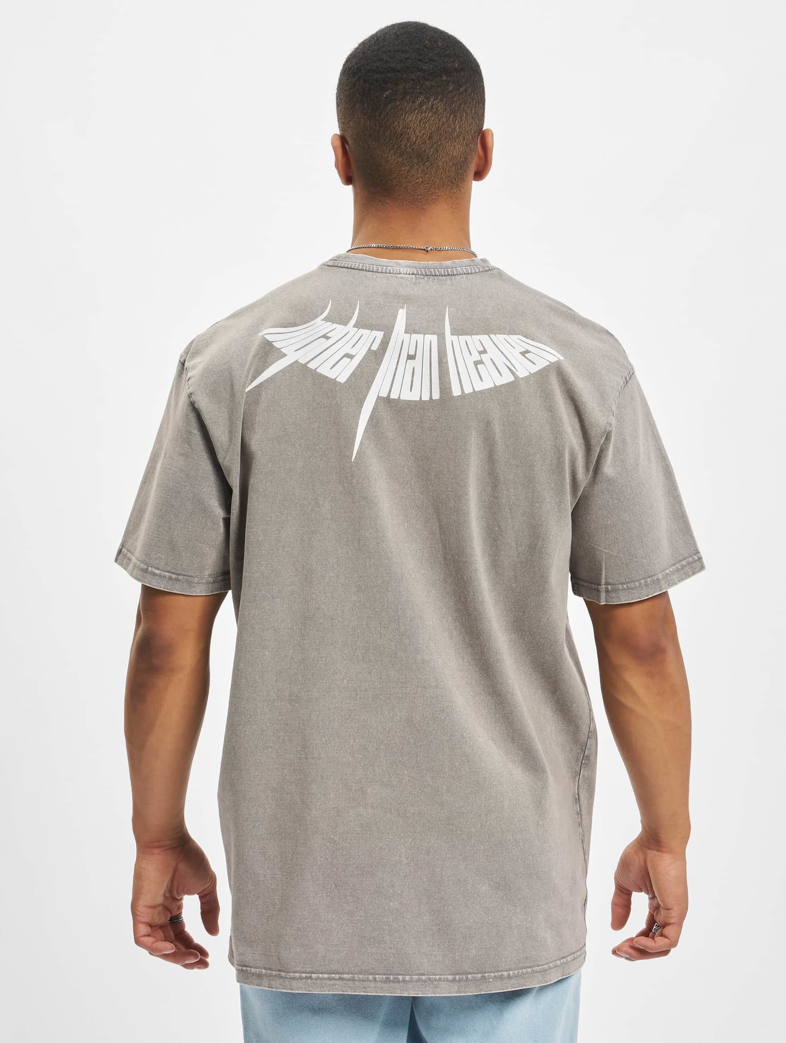 MJ Gonzales HIGHER THAN HEAVEN V.4 Acid Washed Heavy Oversize Tee – Bild 2