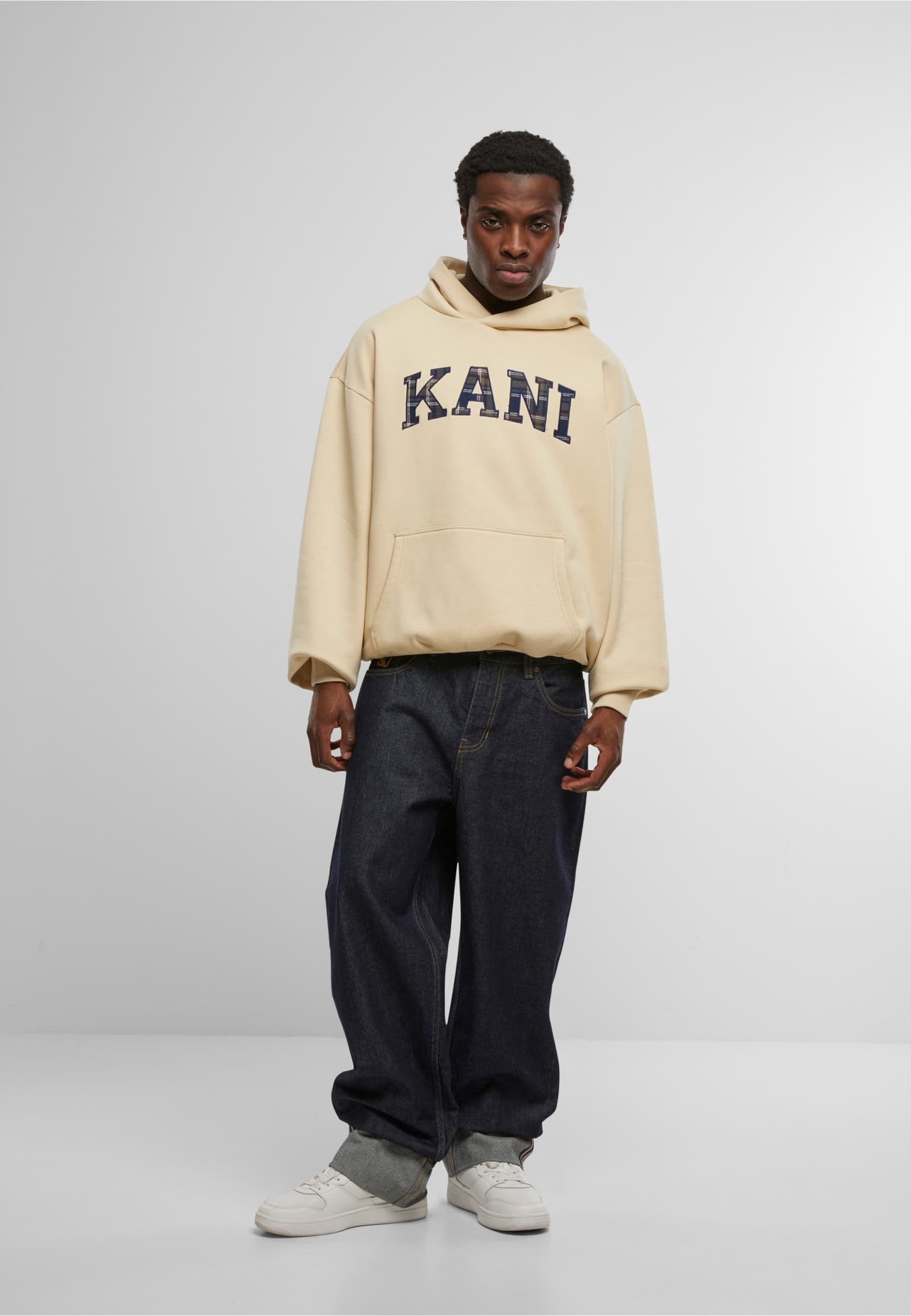 Karl Kani Serif Check Os Hoodie – Bild 3