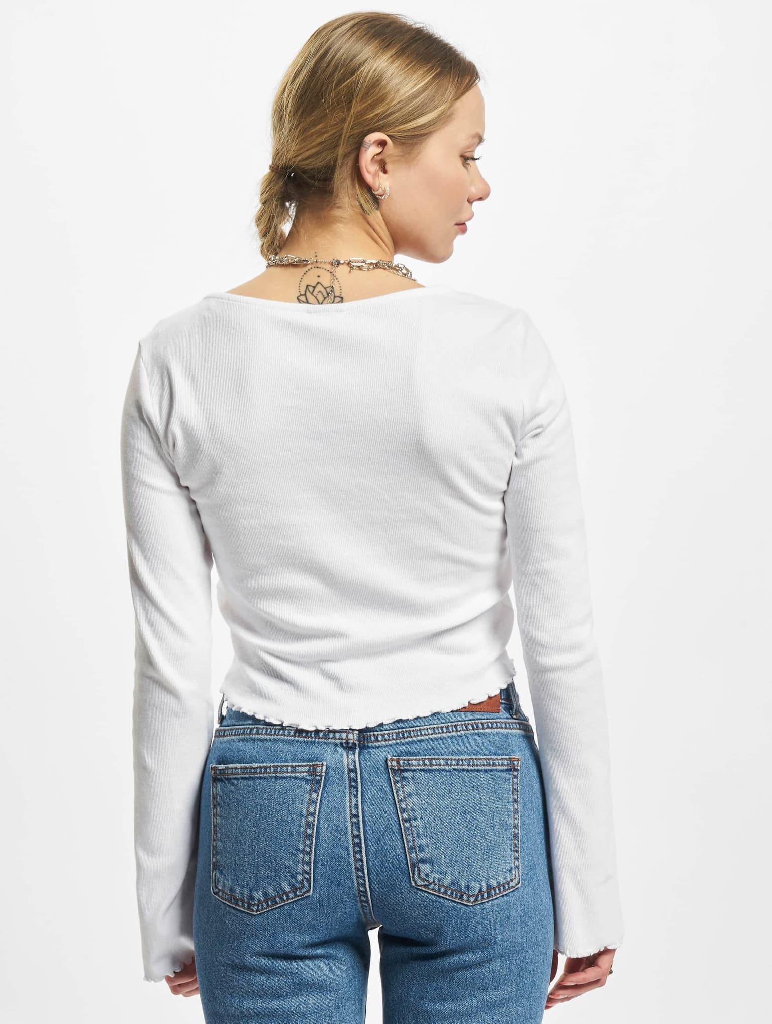 Urban Classics Ladies Cropped Rib Cardigan – Bild 2