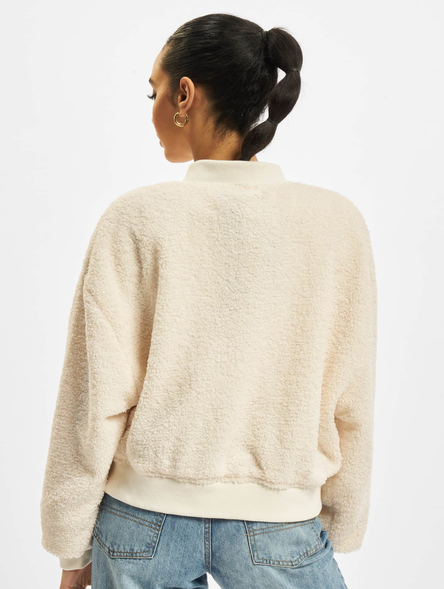 Urban Classics Ladies Oversized Sherpa Bomber Jacket – Bild 2