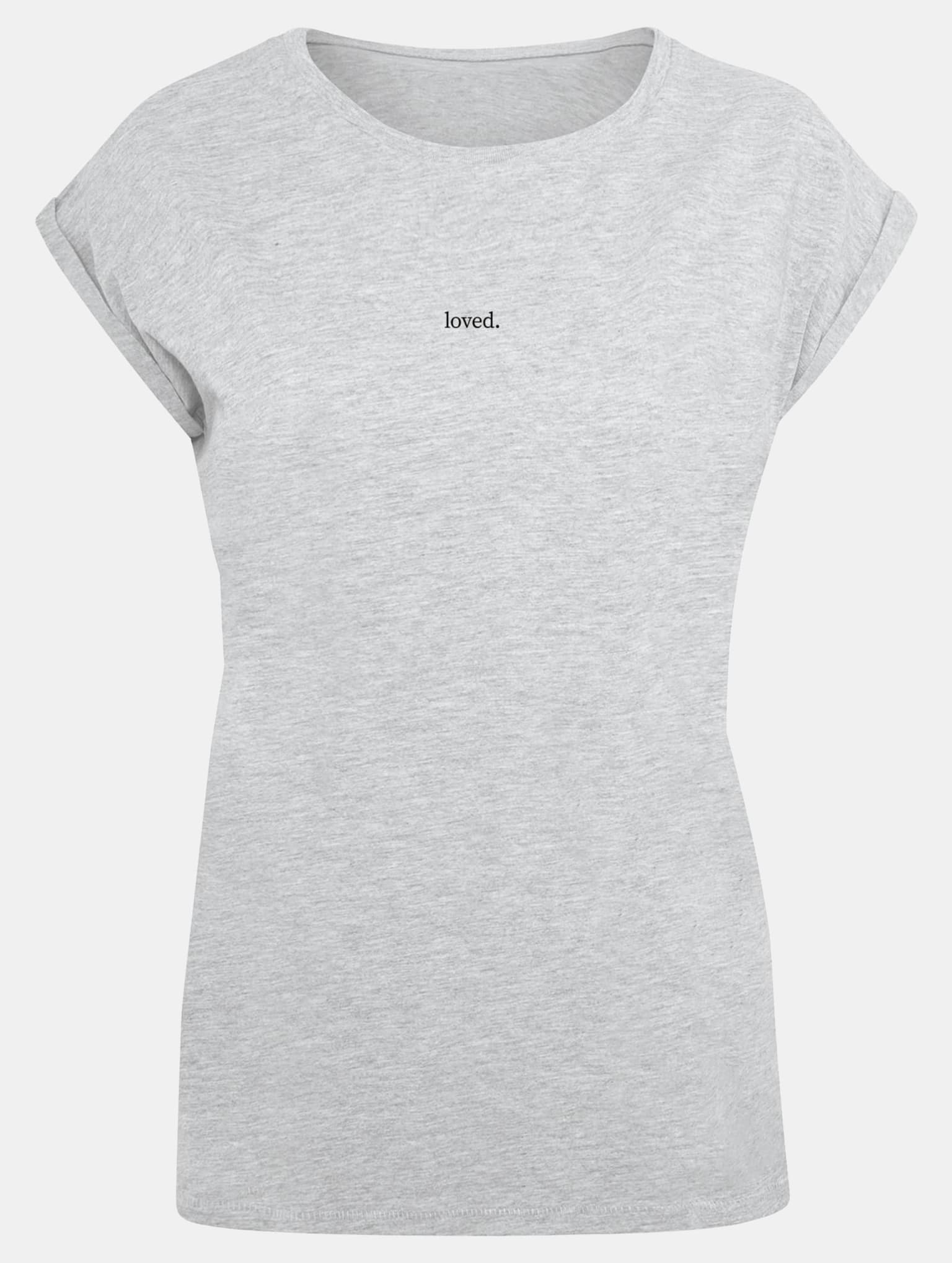 Merchcode POD Ladies Love Extended Shoulder Tee – Bild 3