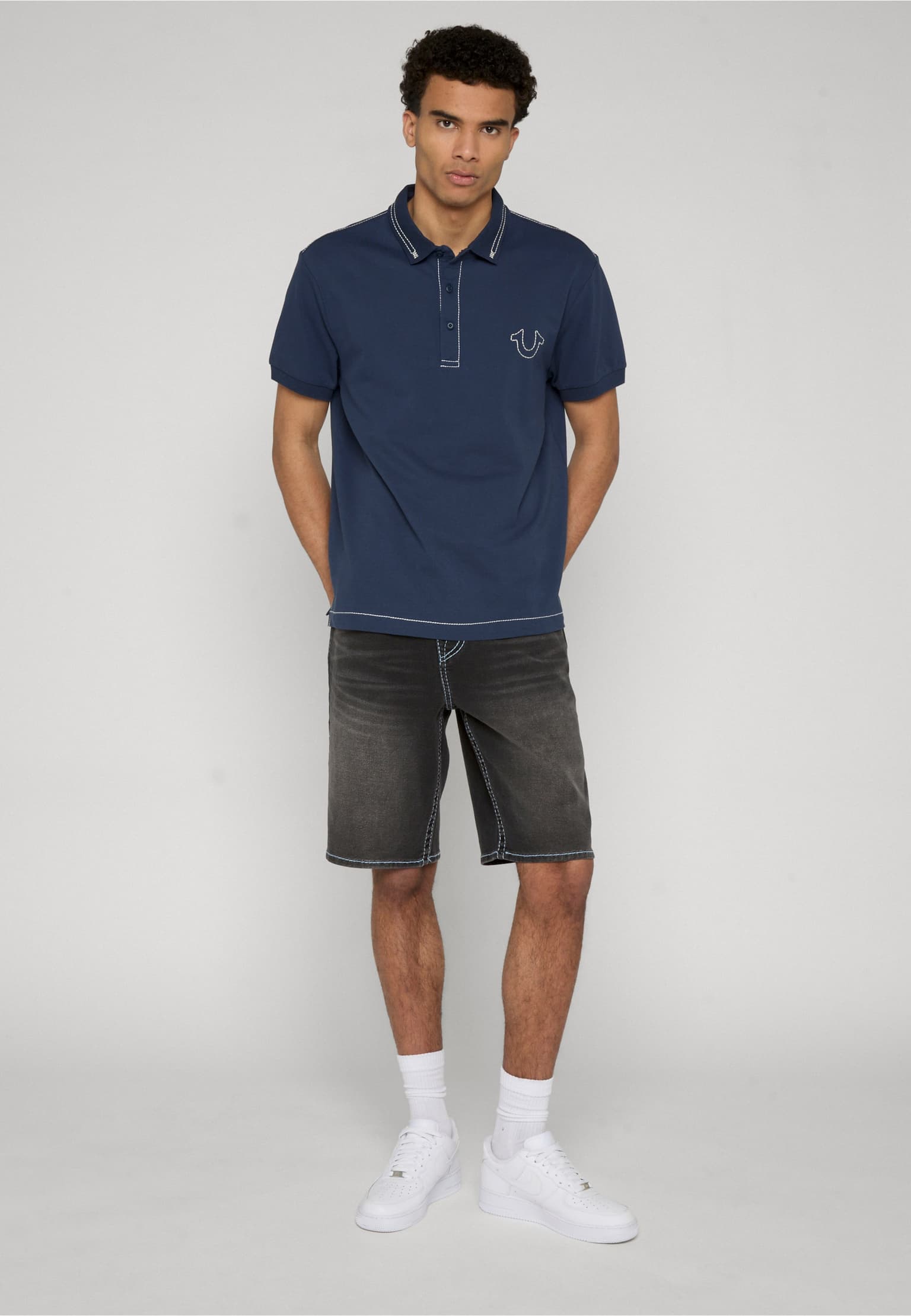 True Religion RELAXED BIG T EMBRO PIQUE POLO – Bild 3