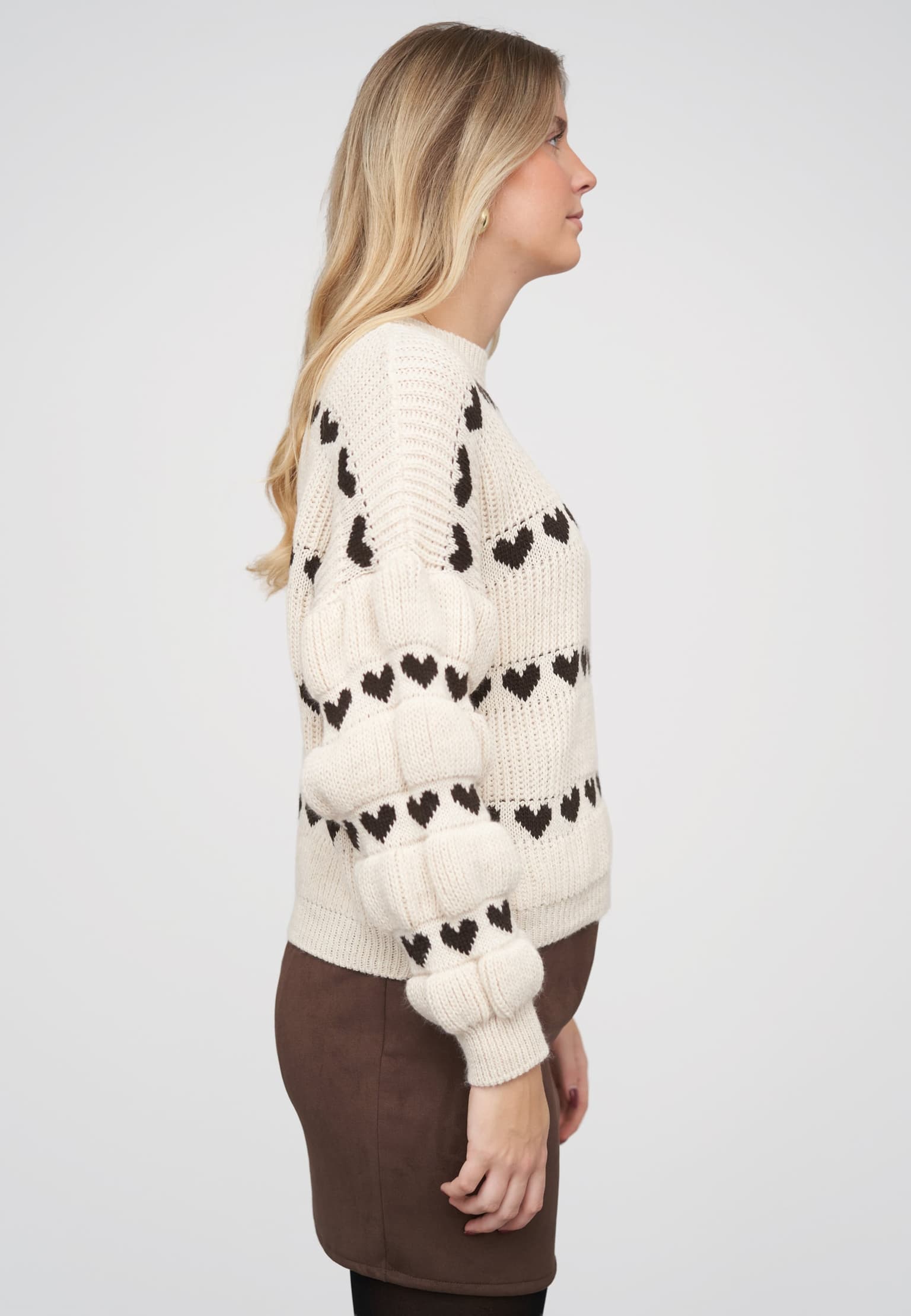 Cloud5ive Knit Sweater with hearts – Bild 4