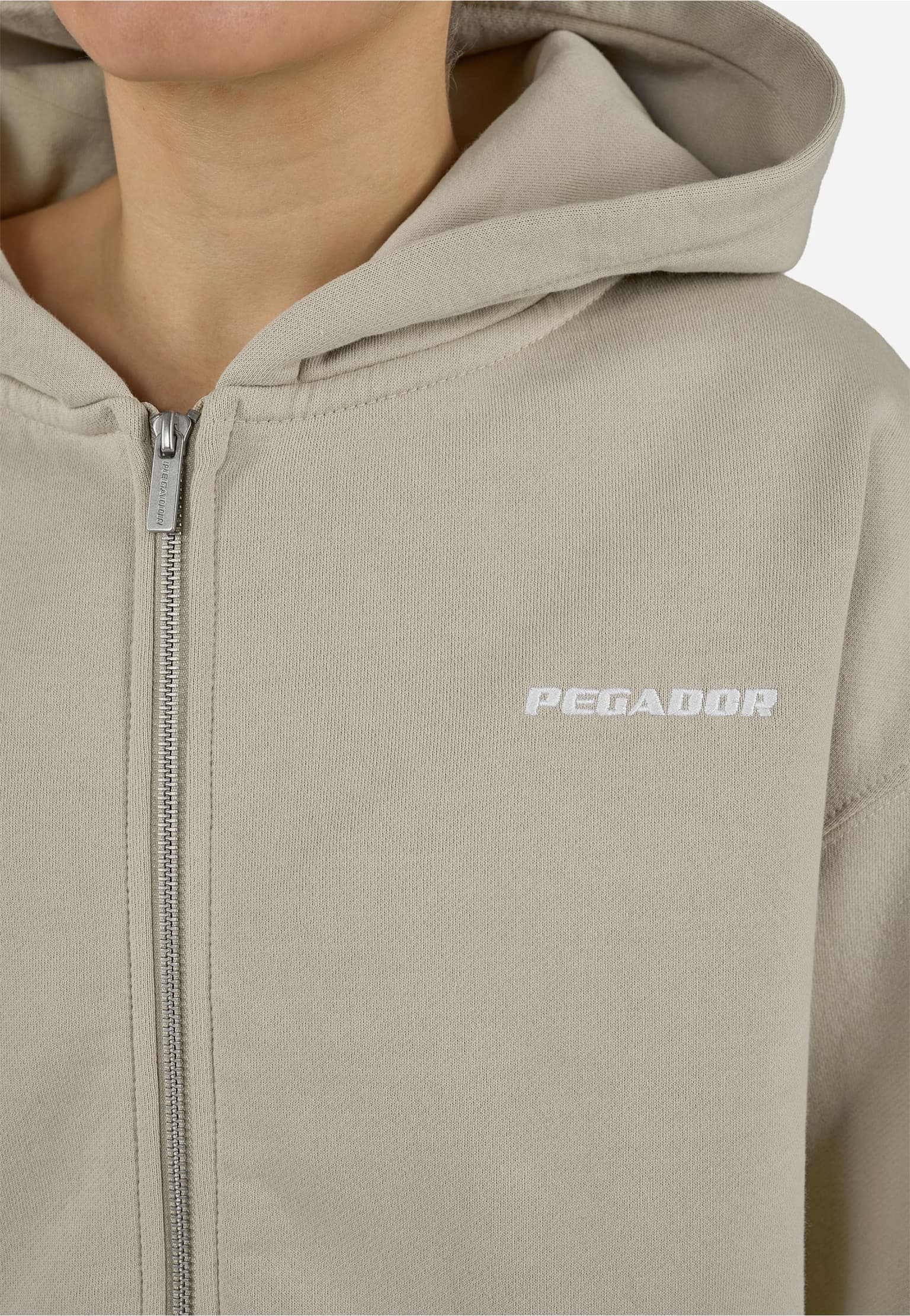 PEGADOR Clarita Oversized Sweat Zip Hoodie – Bild 3