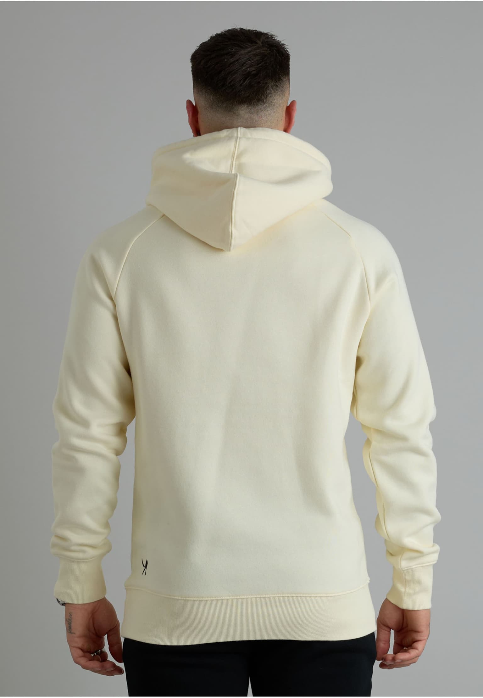 Distorted People Classic Raglan Hoodie – Bild 2