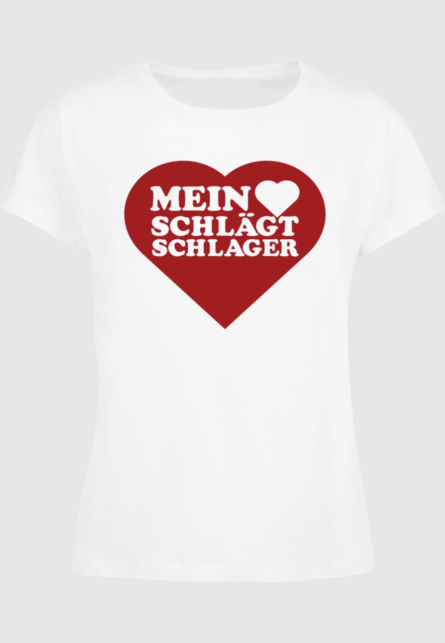 Merchcode Ladies MHSS Herz Rot T-Shirt – Bild 3