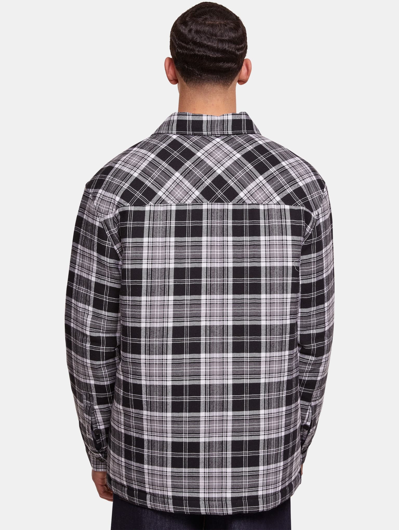 Urban Classics Padded Checked Shirt Jacket – Bild 2