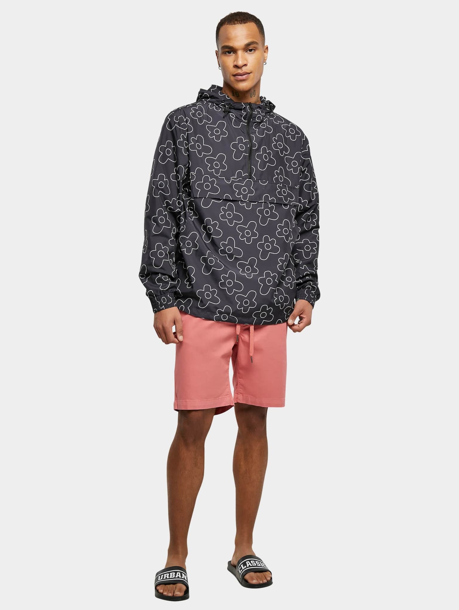 Urban Classics Flower AOP Pull Over Jacket – Bild 4
