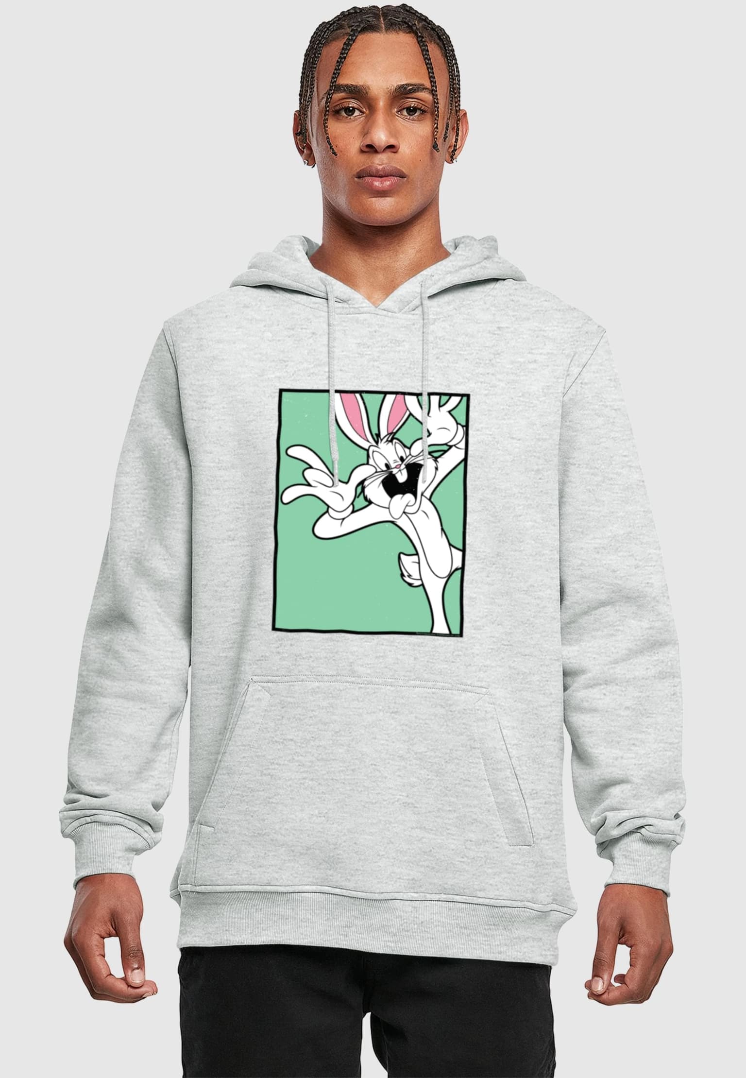 Merchcode Looney Tunes Bugs Bunny Funny Face Hoody