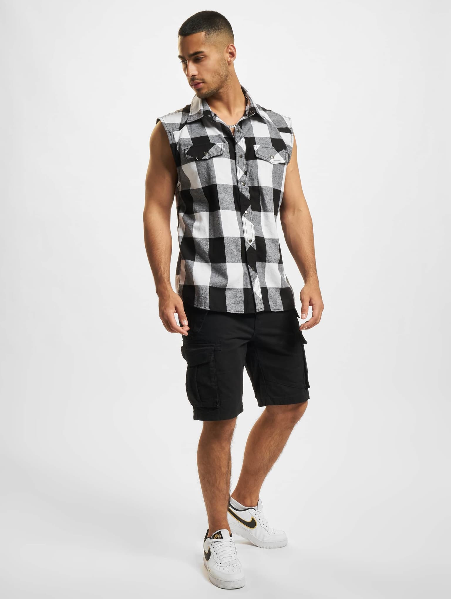 Brandit Checkshirt Sleeveless – Bild 4