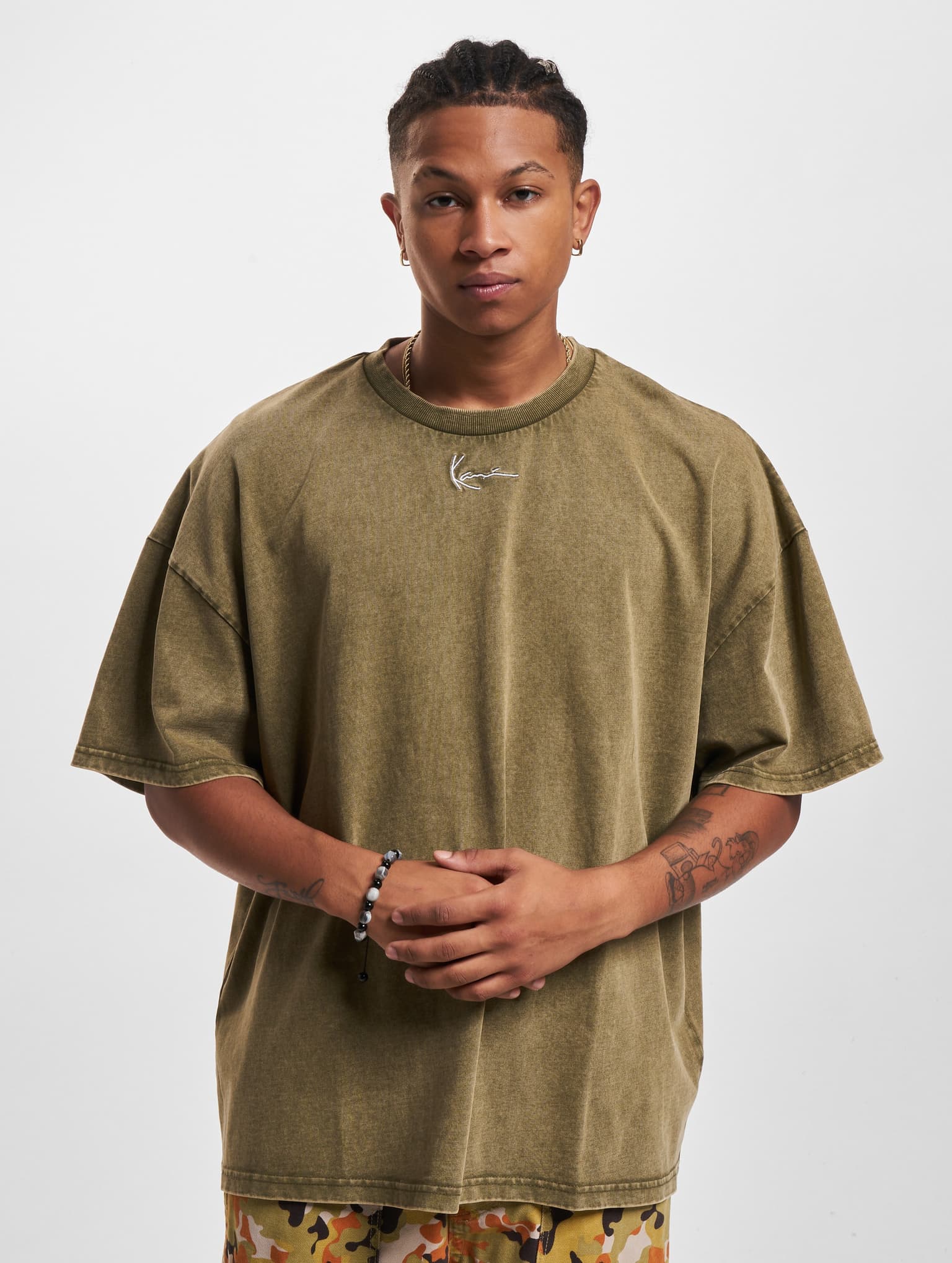 Karl Kani Small Signature Heavy Jersey Washed Boxy T-Shirt – Bild 3
