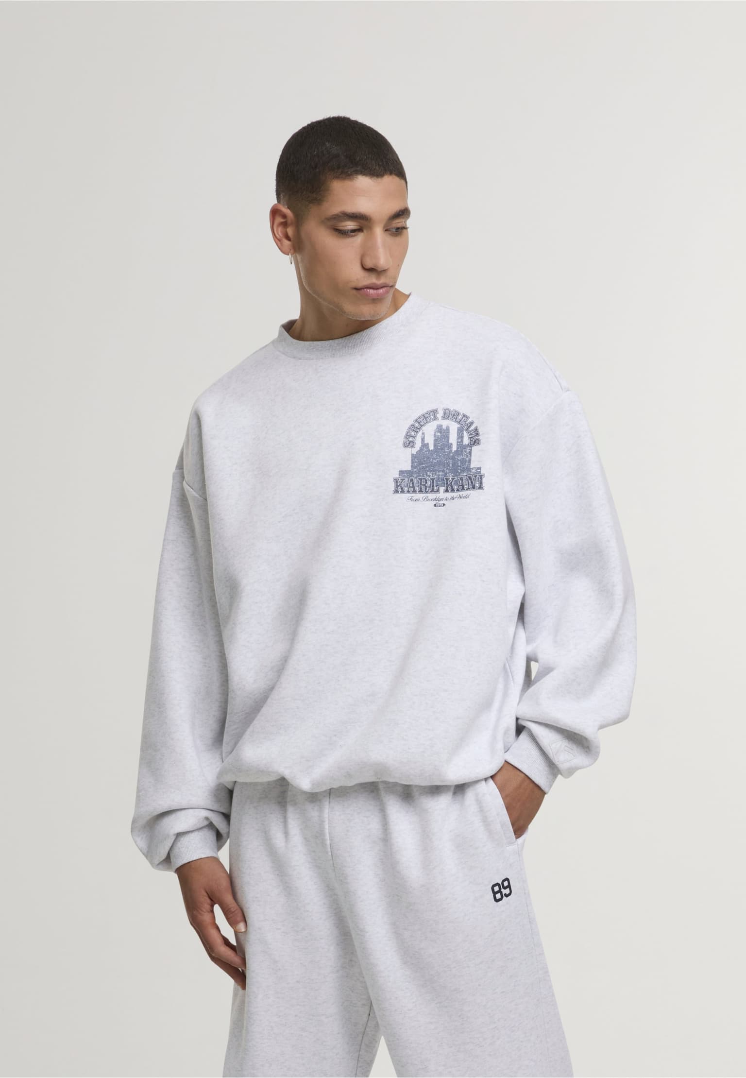 Karl Kani Emblem Oversized Crew