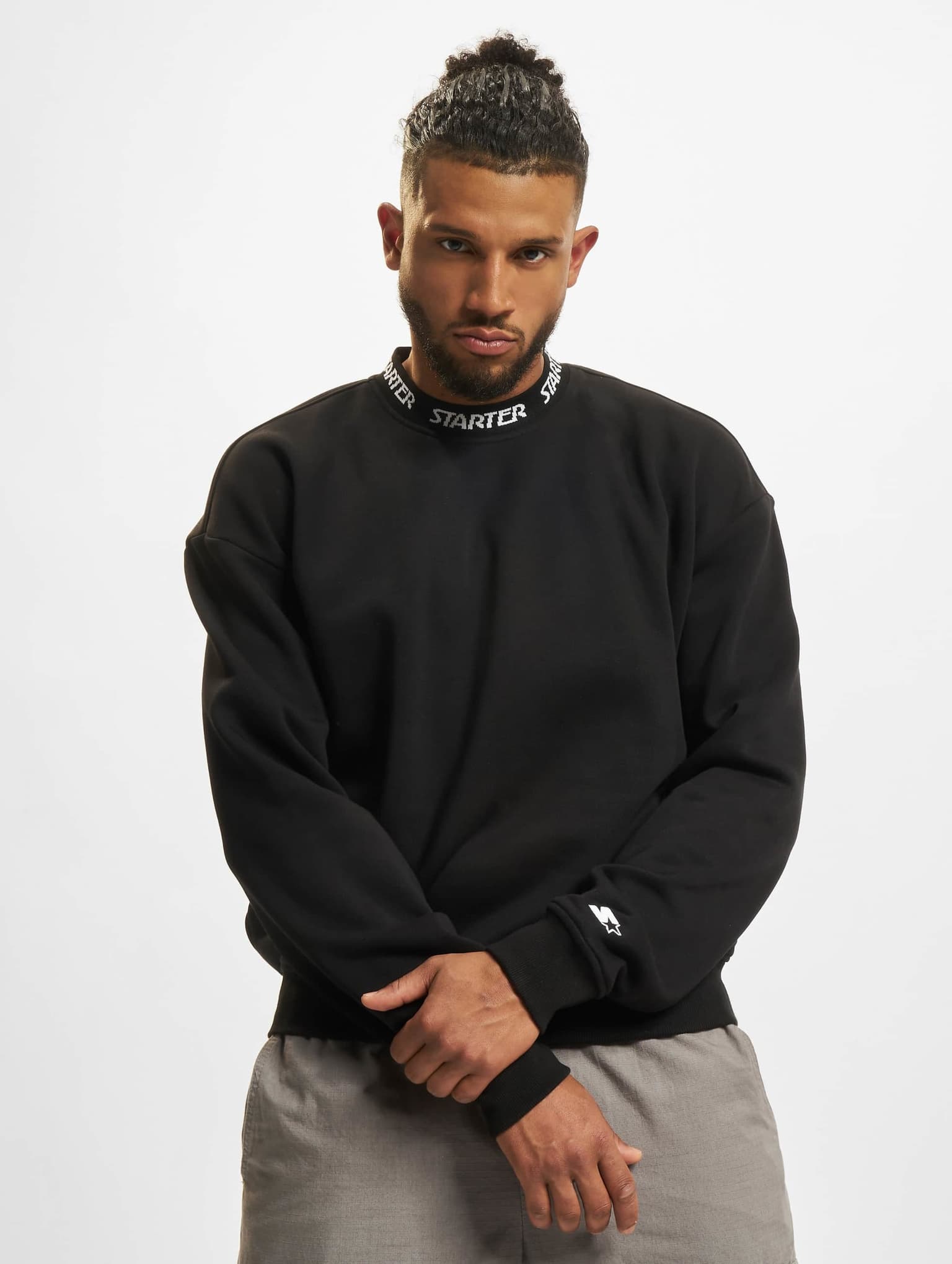 Starter Black Label Jaquard Rib Crewneck