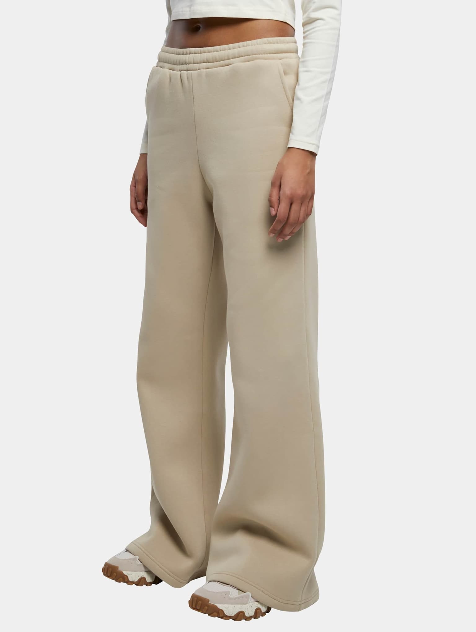 Urban Classics Ladies Essentials Ultra Wide Sweat Pants – Bild 2