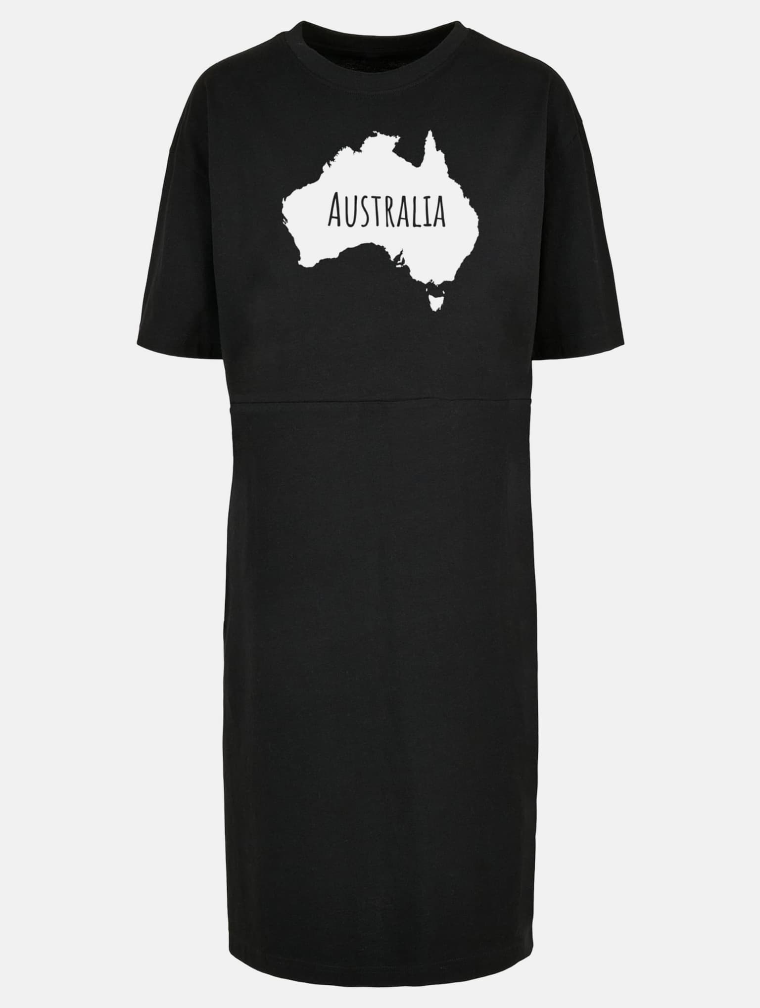 Merchcode Ladies Australia X Essentials Oversized Slit Tee Dress – Bild 3