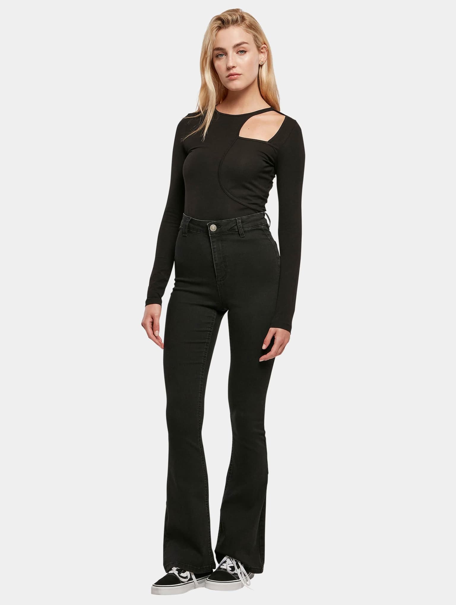 Urban Classics Ladies Essentials Cut Out Longsleeve Body – Bild 4
