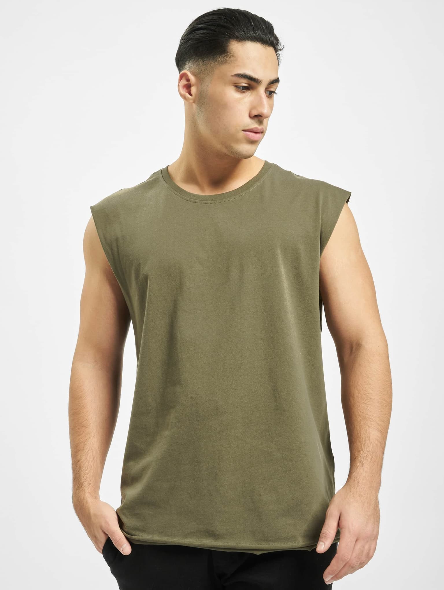 Urban Classics Open Edge Sleeveless Tee – Bild 3