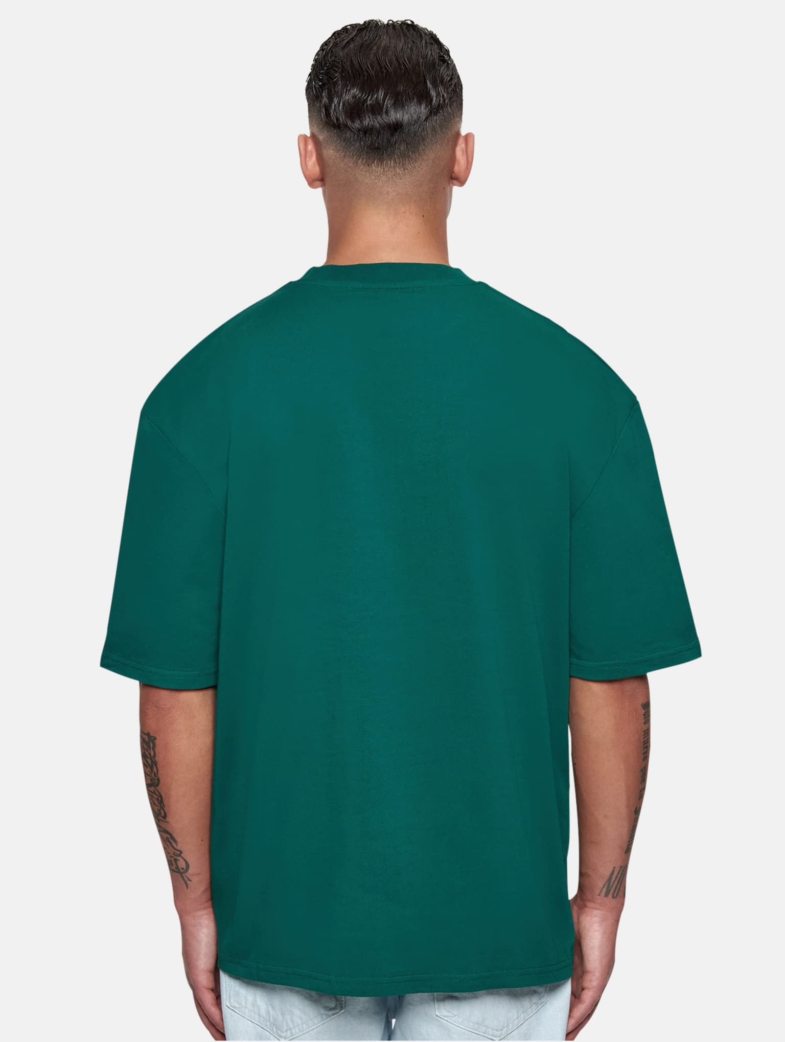 Dropsize Heavy Oversize Front Rubber Patch T-Shirt – Bild 2