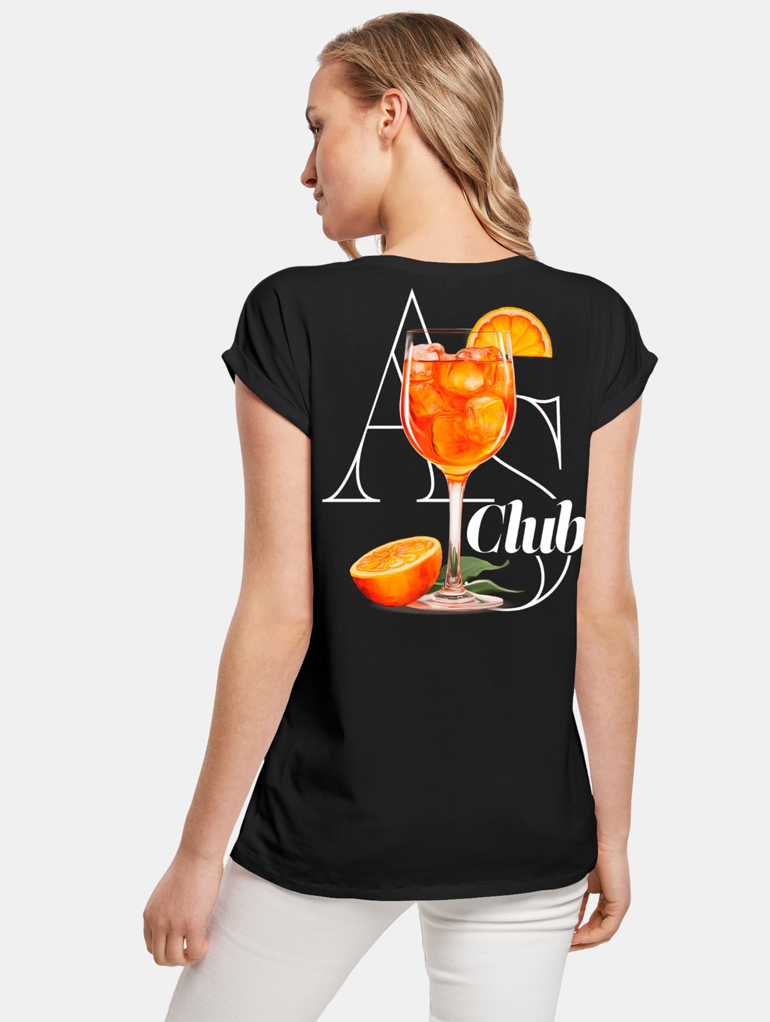Miss Tee A S Club Ladies Extended Shoulder – Bild 2