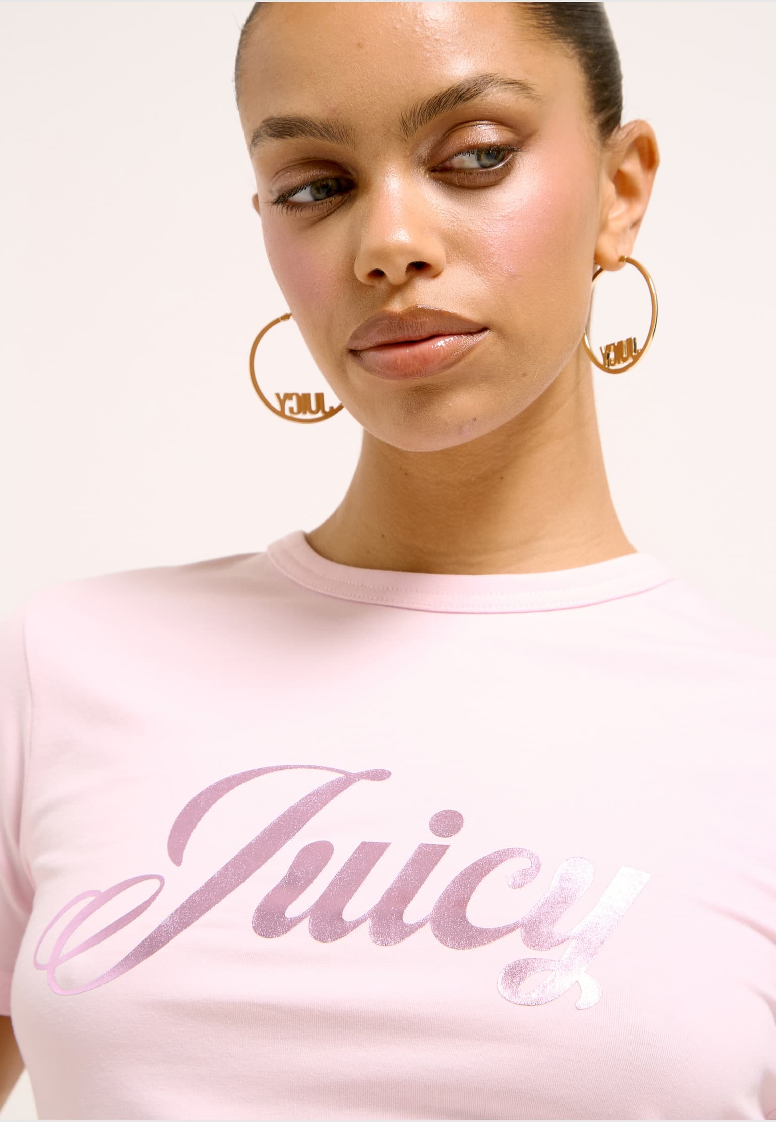 Juicy Couture FOIL JUICY FITTED TEE – Bild 4