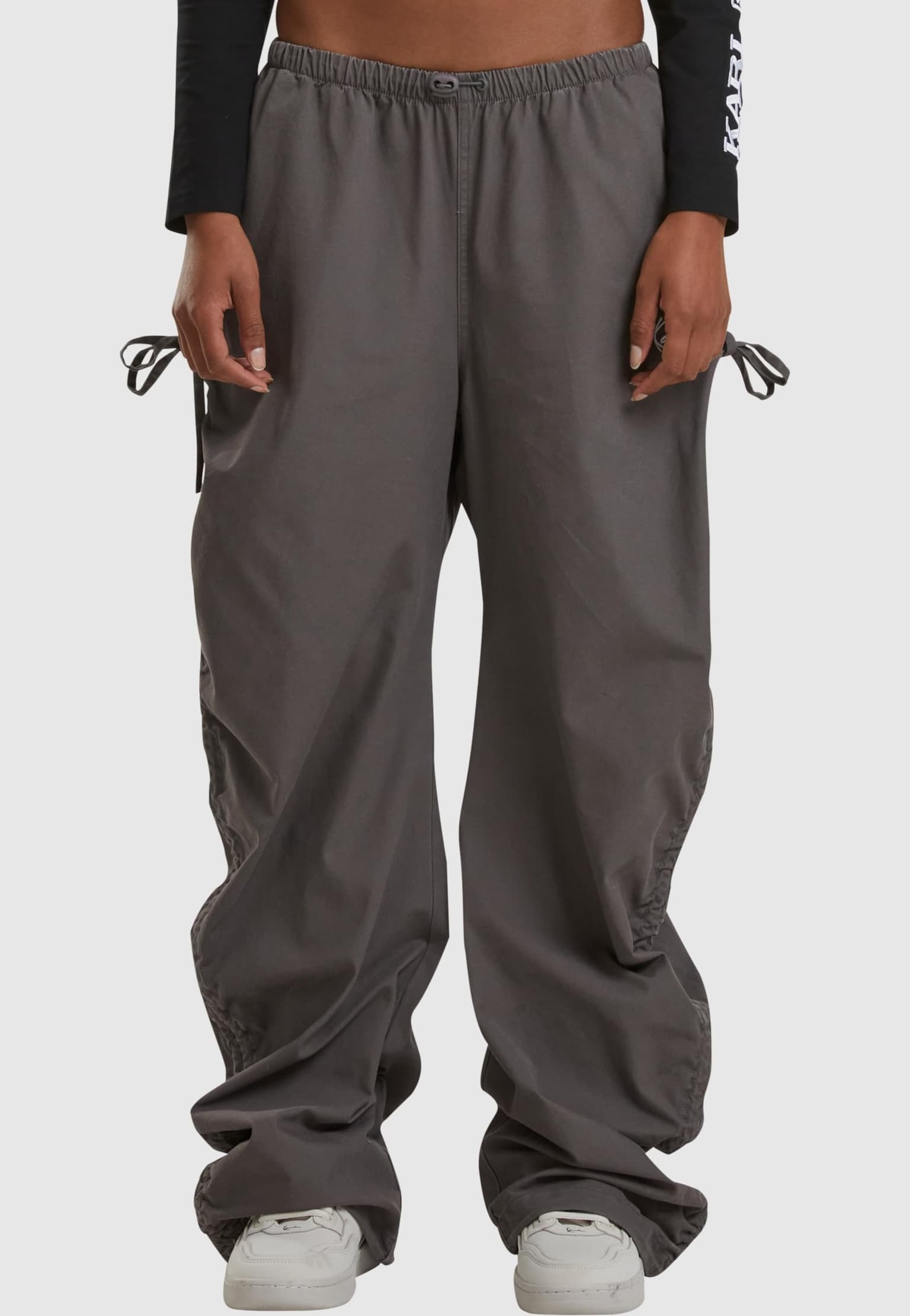 Karl Kani Small Signature Gathering Parachute Pants – Bild 3