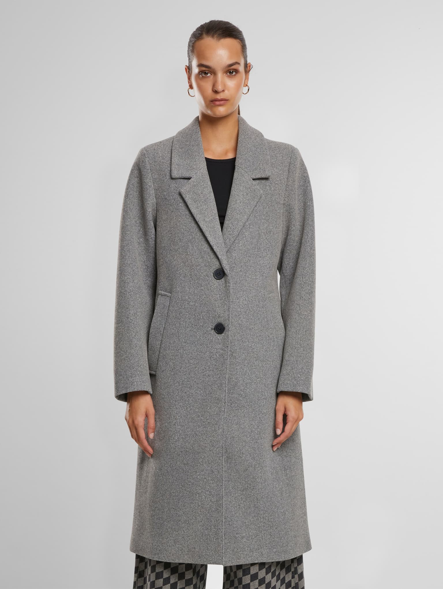 Urban Classics Ladies Basic Mantel – Bild 3