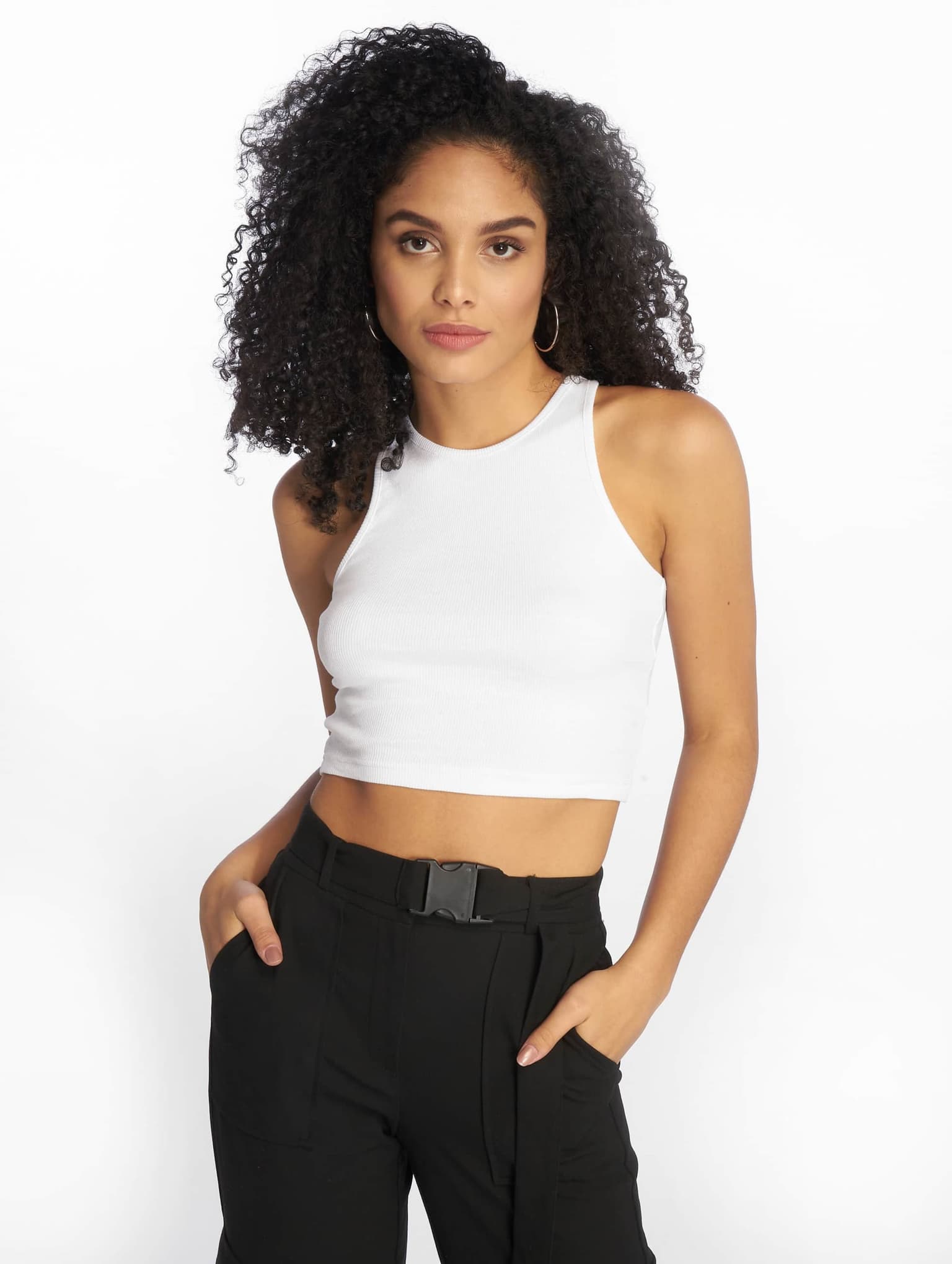Urban Classics Ladies Cropped Rib Top – Bild 3