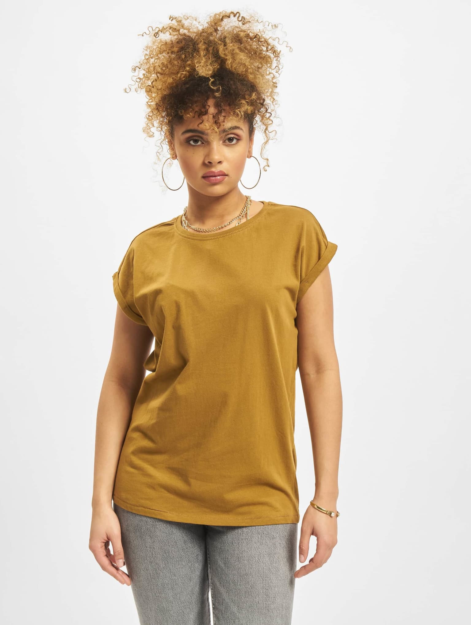 Urban Classics Ladies Extended Shoulder Tee – Bild 3