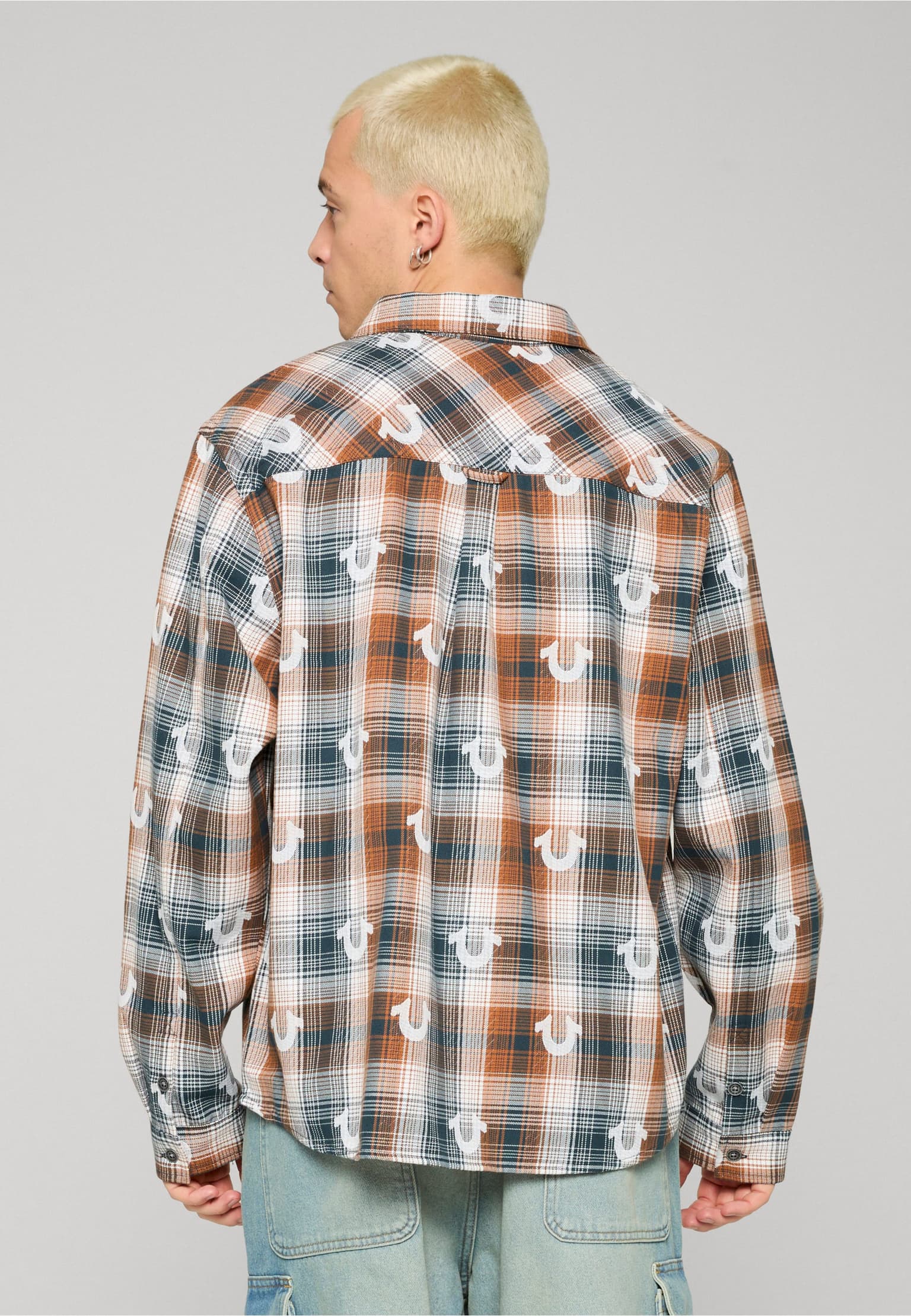 True Religion LS JACQUARD OVERSIZED WRKWEAR – Bild 2
