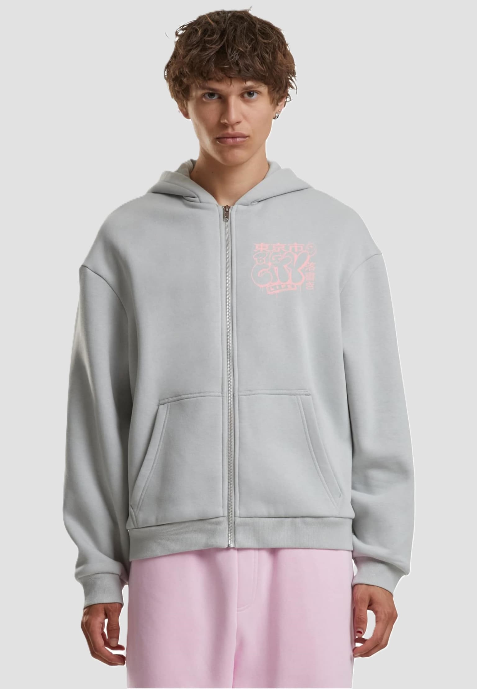 Mister Tee Tokyo City Life Fluffy Zip Hoody