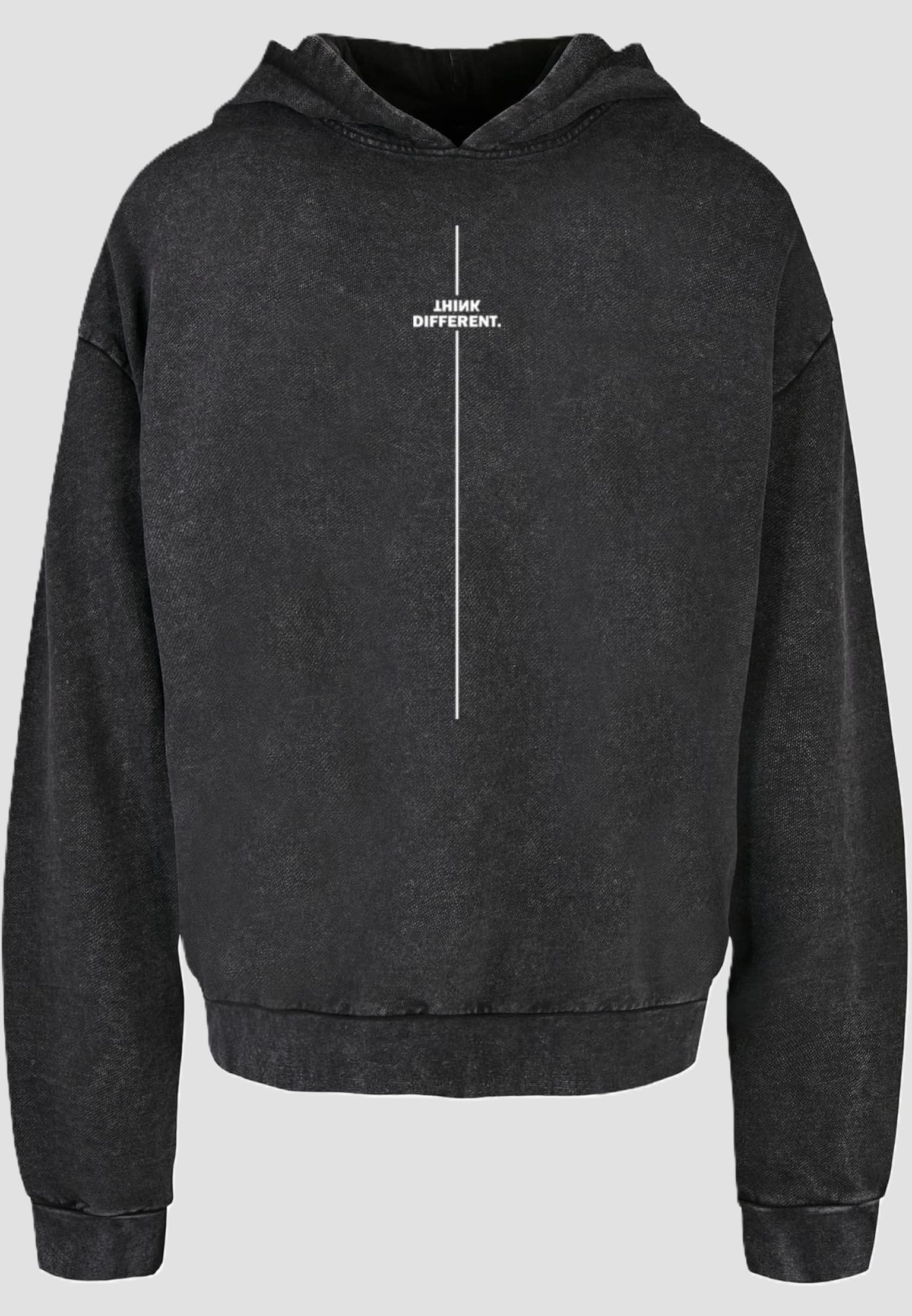 Merchcode Think Different Acid Washed Oversize Hoody – Bild 3