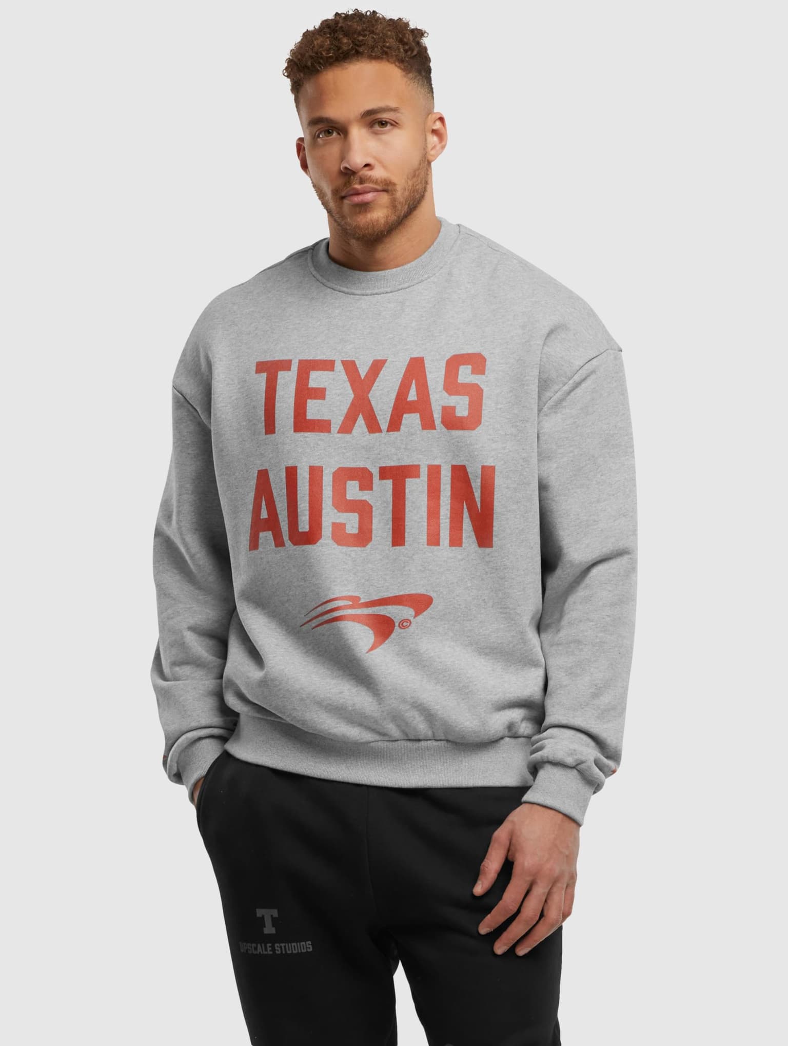 Mister Tee Upscale Texas Longhorns Austin Oversize Crewneck