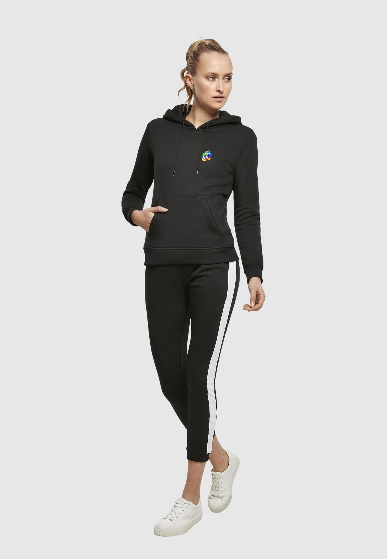 Merchcode Ladies Peace - Graffiti Hoody – Bild 3
