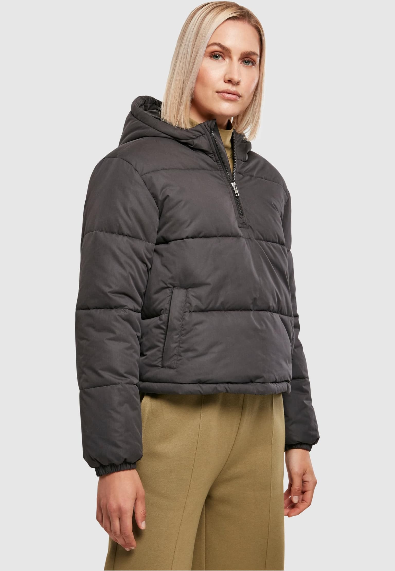 Urban Classics Ladies Puffer Pull Over Jacket