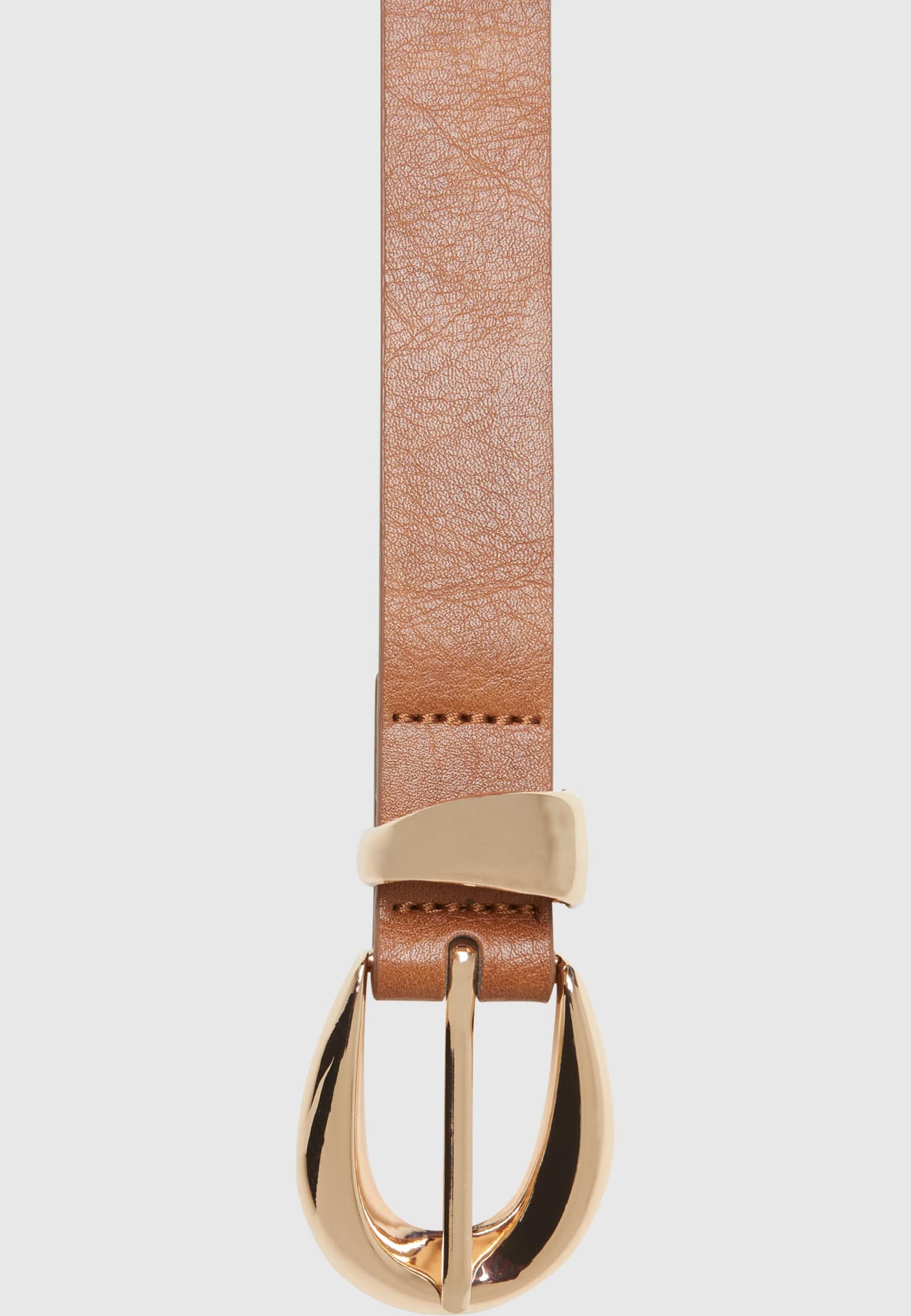 Urban Classics Chunky Buckle Loop Synthetic Leather Belt – Bild 2