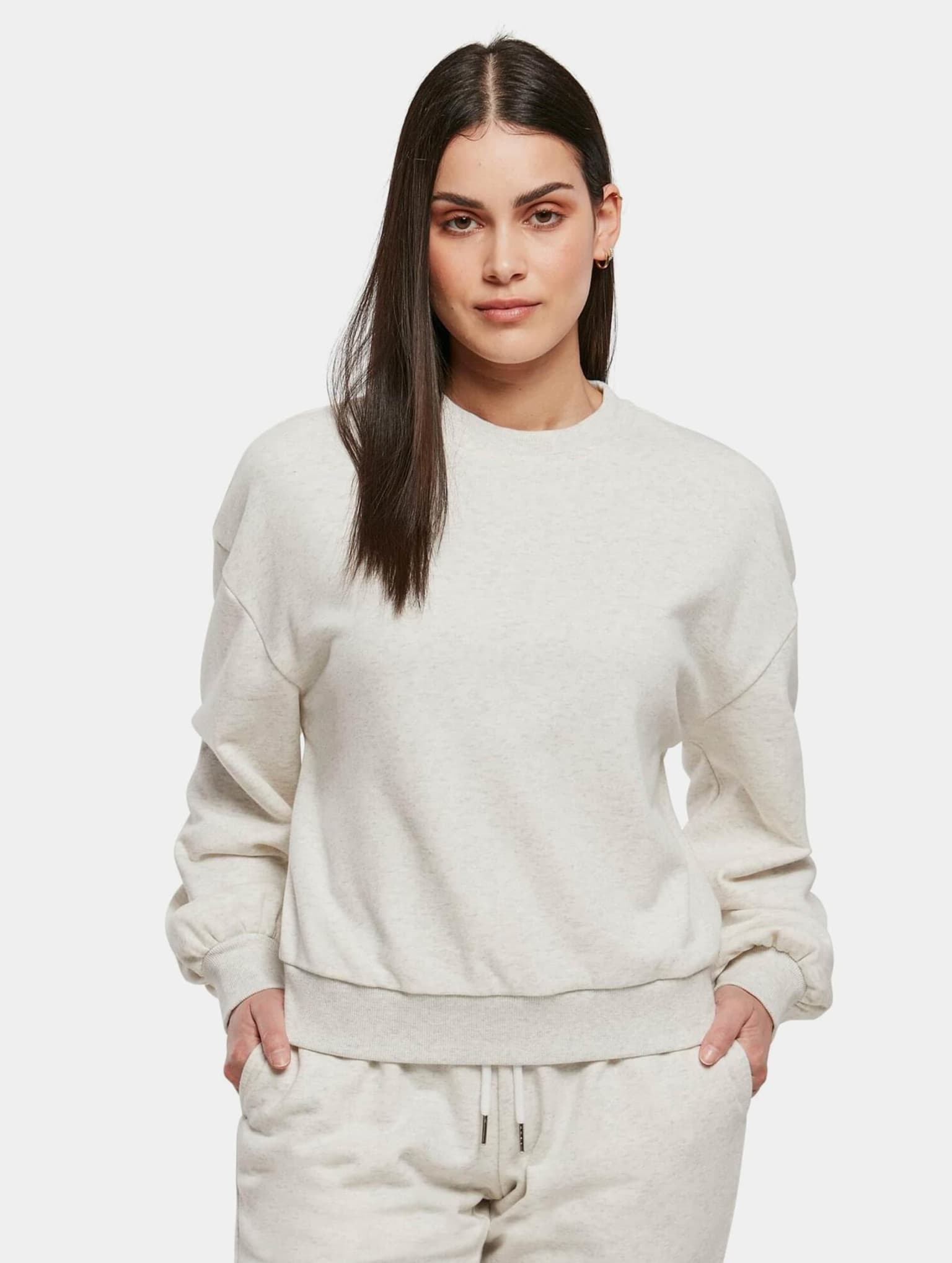 Urban Classics Ladies Oversized Color Melange Crewneck
