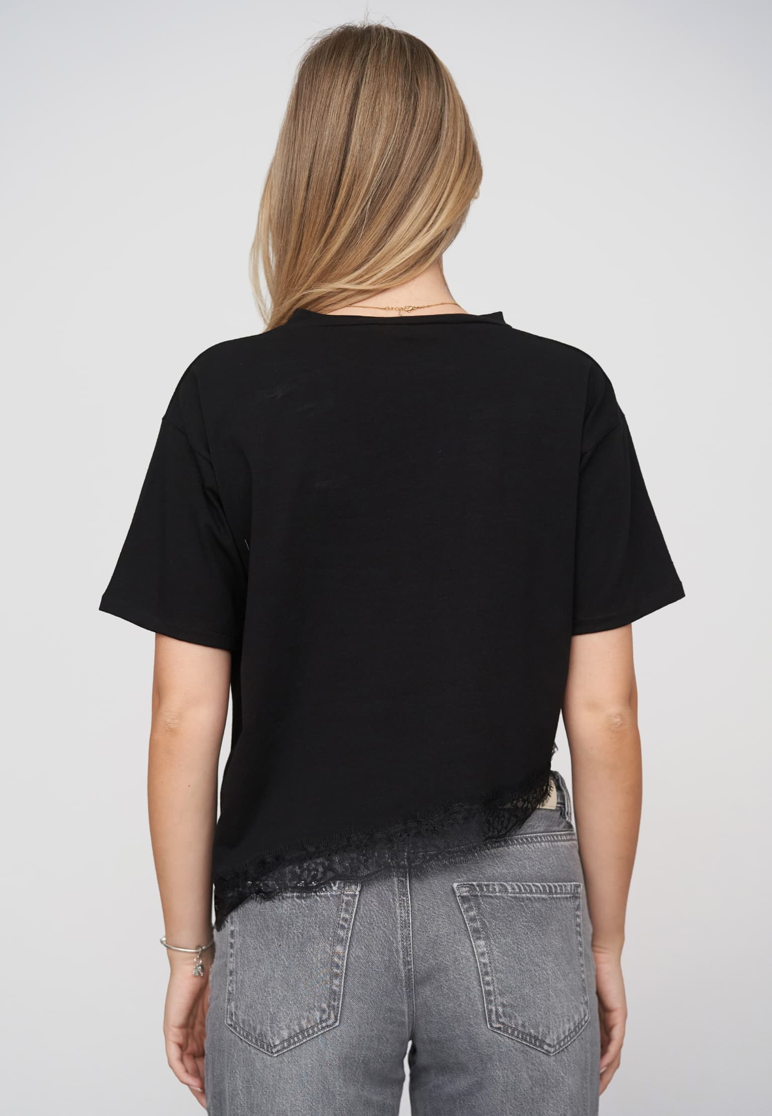 Cloud5ive Asymetric Lace Shirt – Bild 2