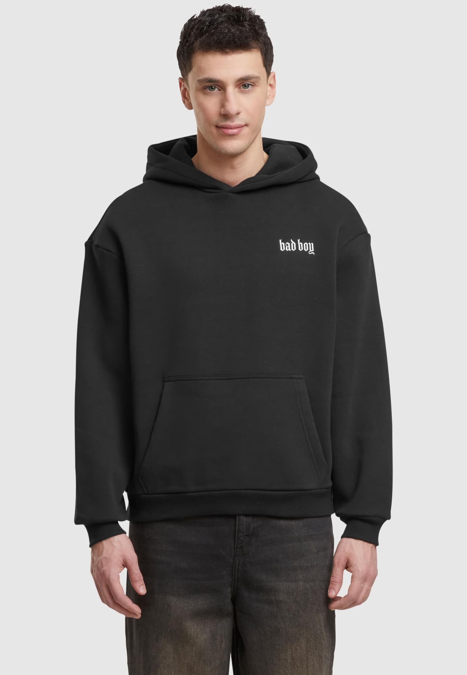 Mister Tee Bad Boy EMB Fluffy Hoody – Bild 3