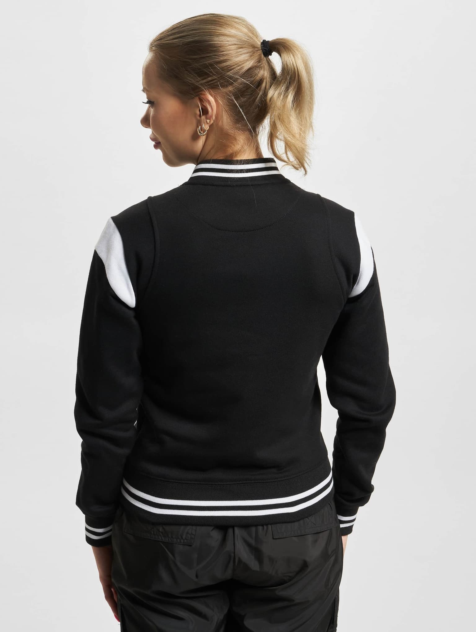 Urban Classics Ladies Inset College Sweat Jacket – Bild 2