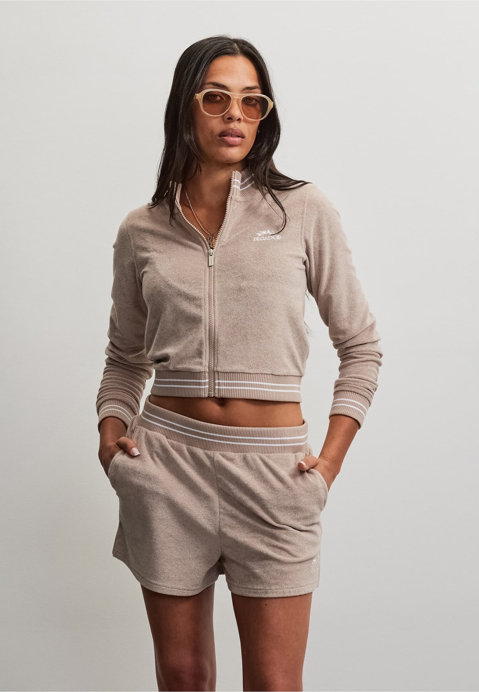PEGADOR Anastasia Frottee Jacket