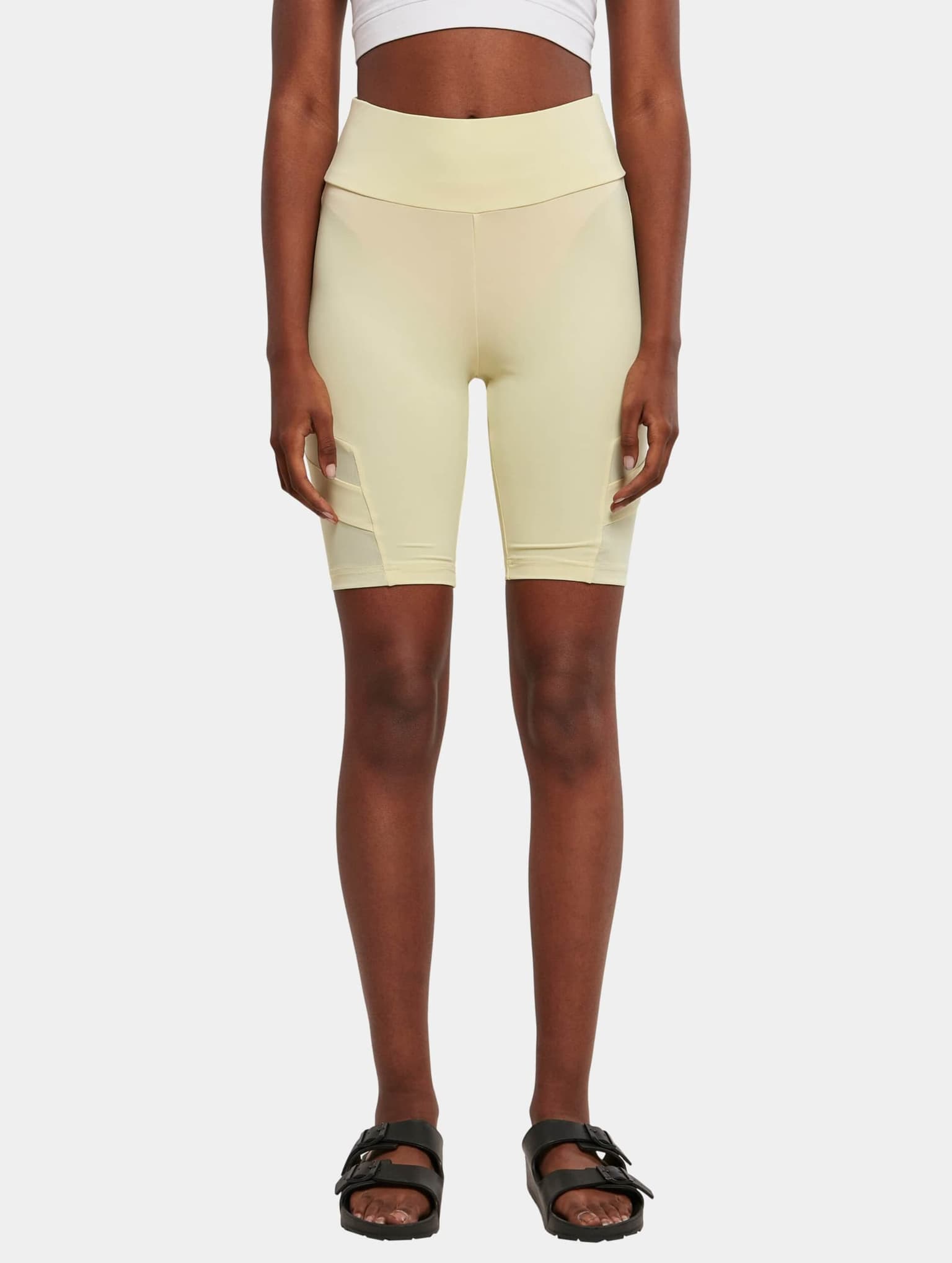 Urban Classics Ladies High Waist Tech Mesh Cycle Short – Bild 3