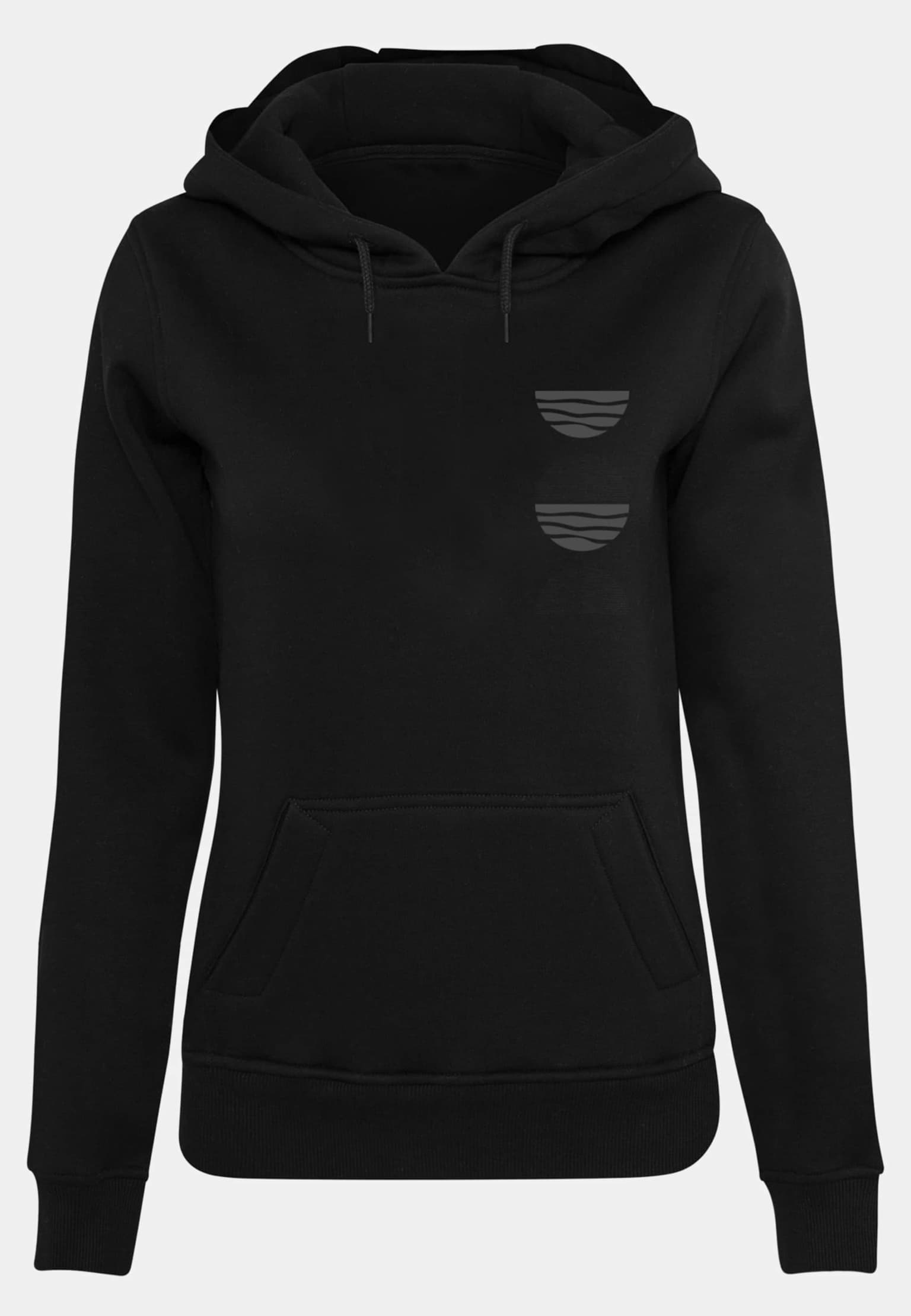 Merchcode Ladies Abstract Waves Hoody – Bild 3