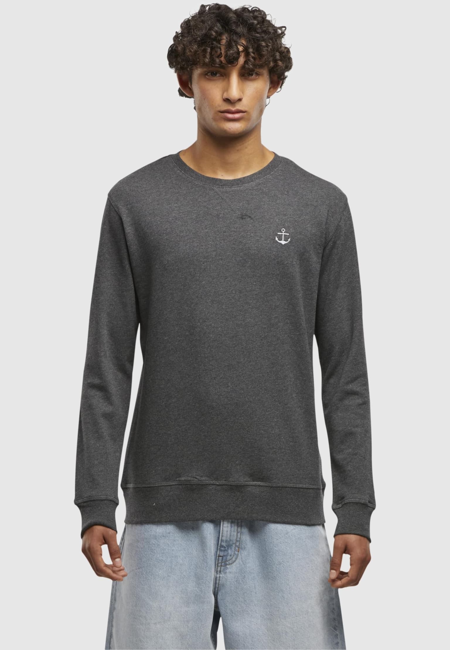 Mister Tee Anchor Sign EMB Light Crew Sweatshirt – Bild 3
